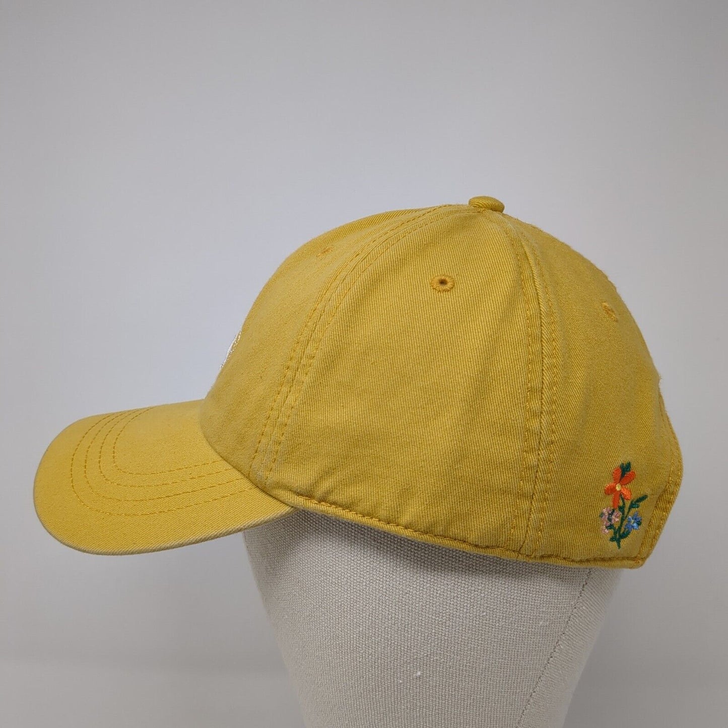 Bee Kind Slideback Hat Yellow OS Adjustable Embroidered 6 Panel State of Mind