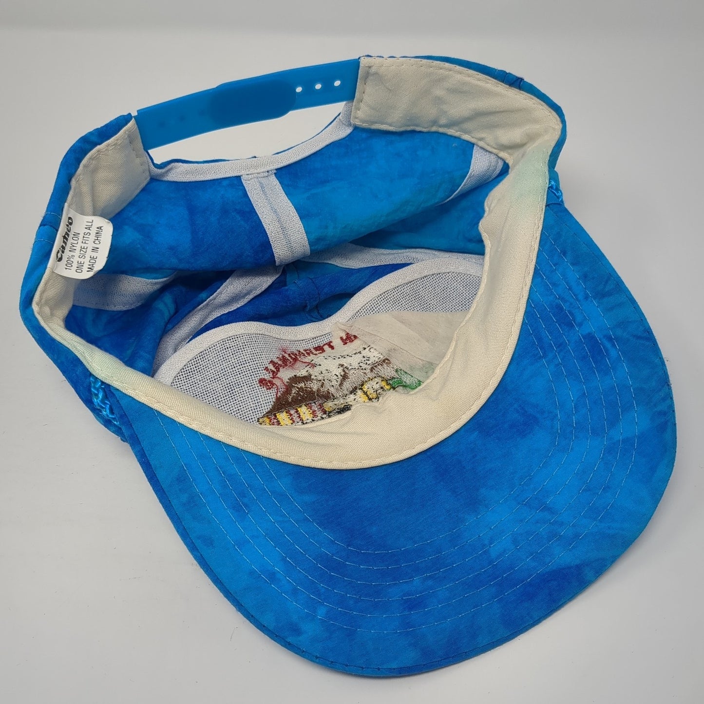Western Terminals Snapback Hat Blue One Size Adjustable Embroidered