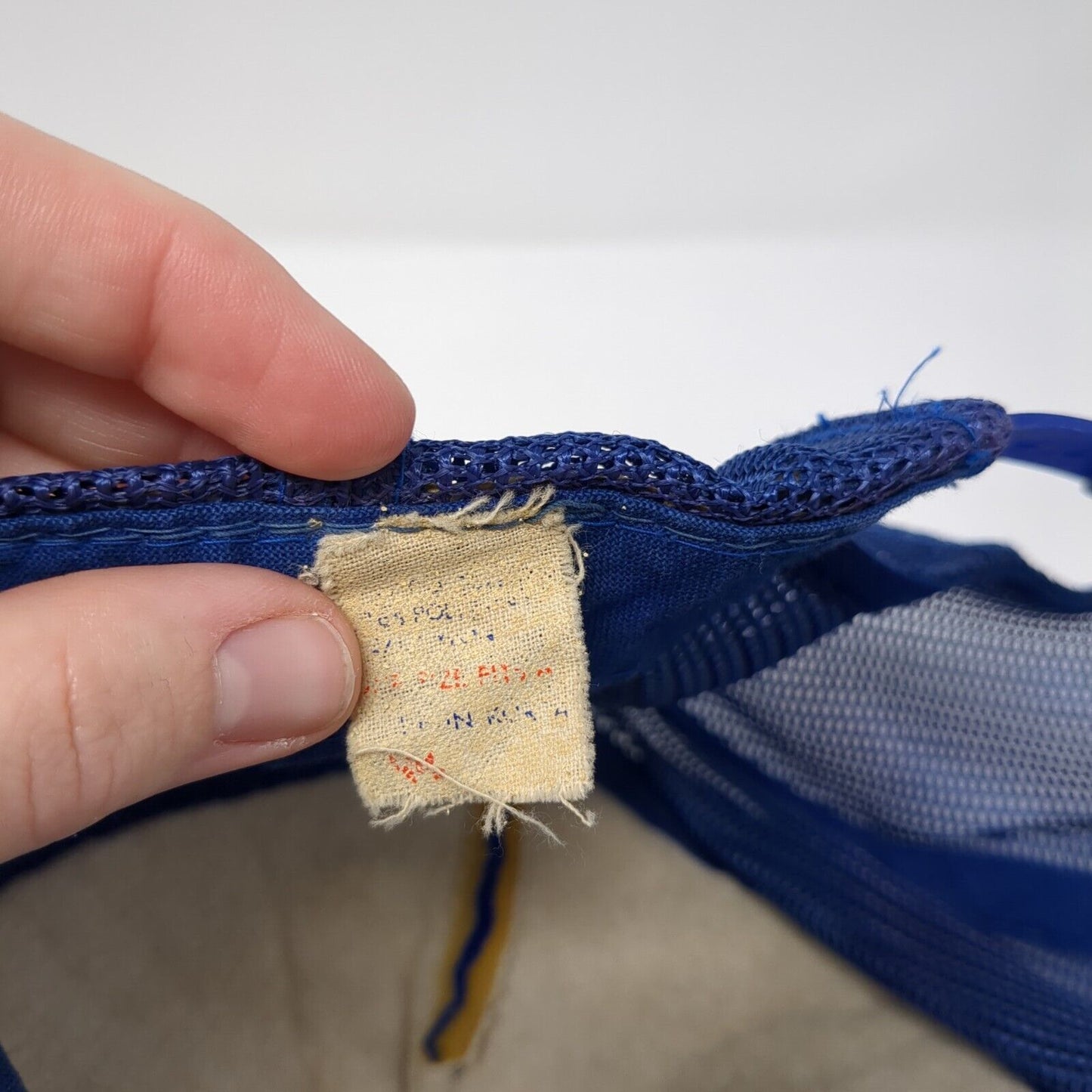 Paint & Spray Snapback Trucker Hat Blue OSFA Mesh Back Adjustable