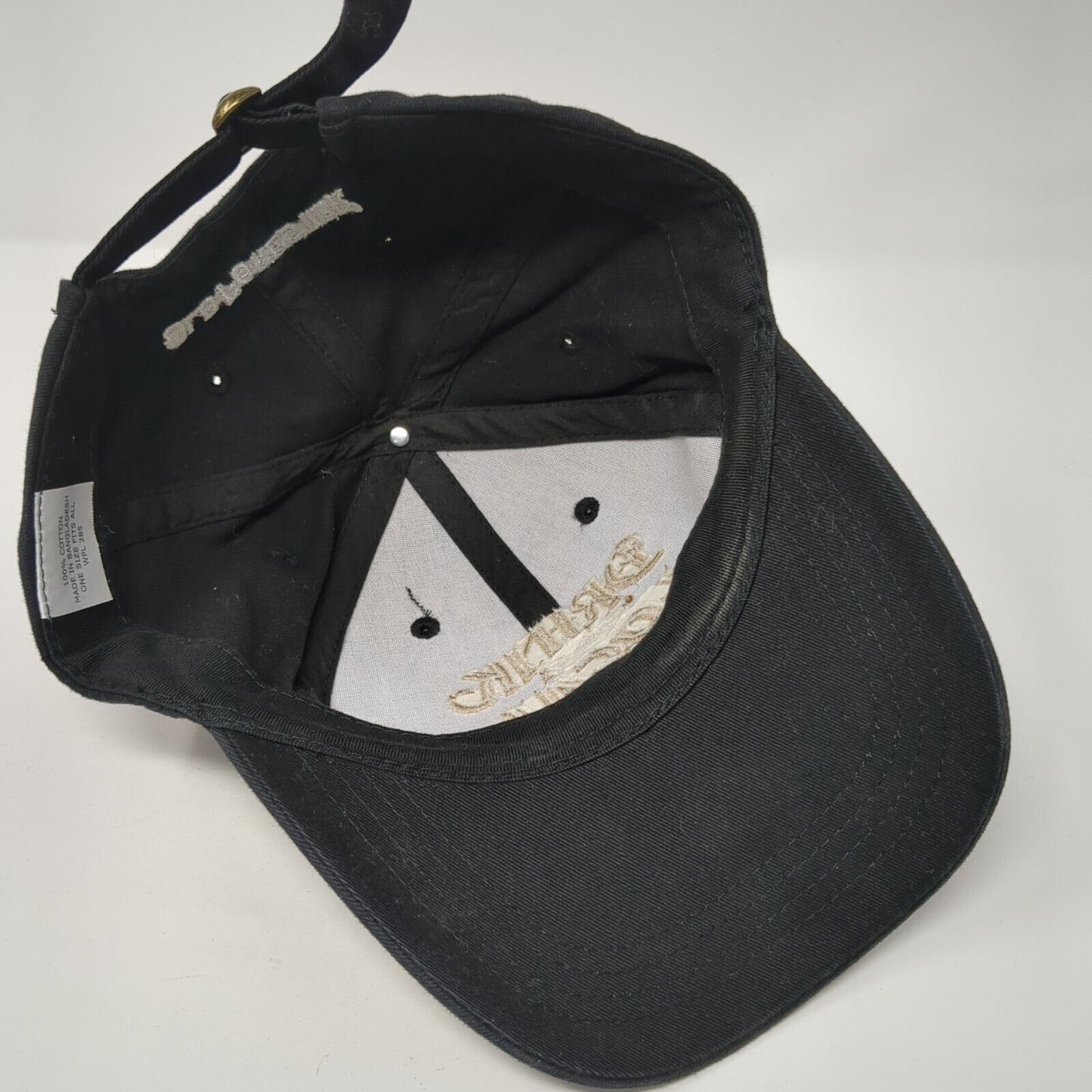 Drink Like A Local Kansas City Slideback Hat Black OS Adjustable Embroidered