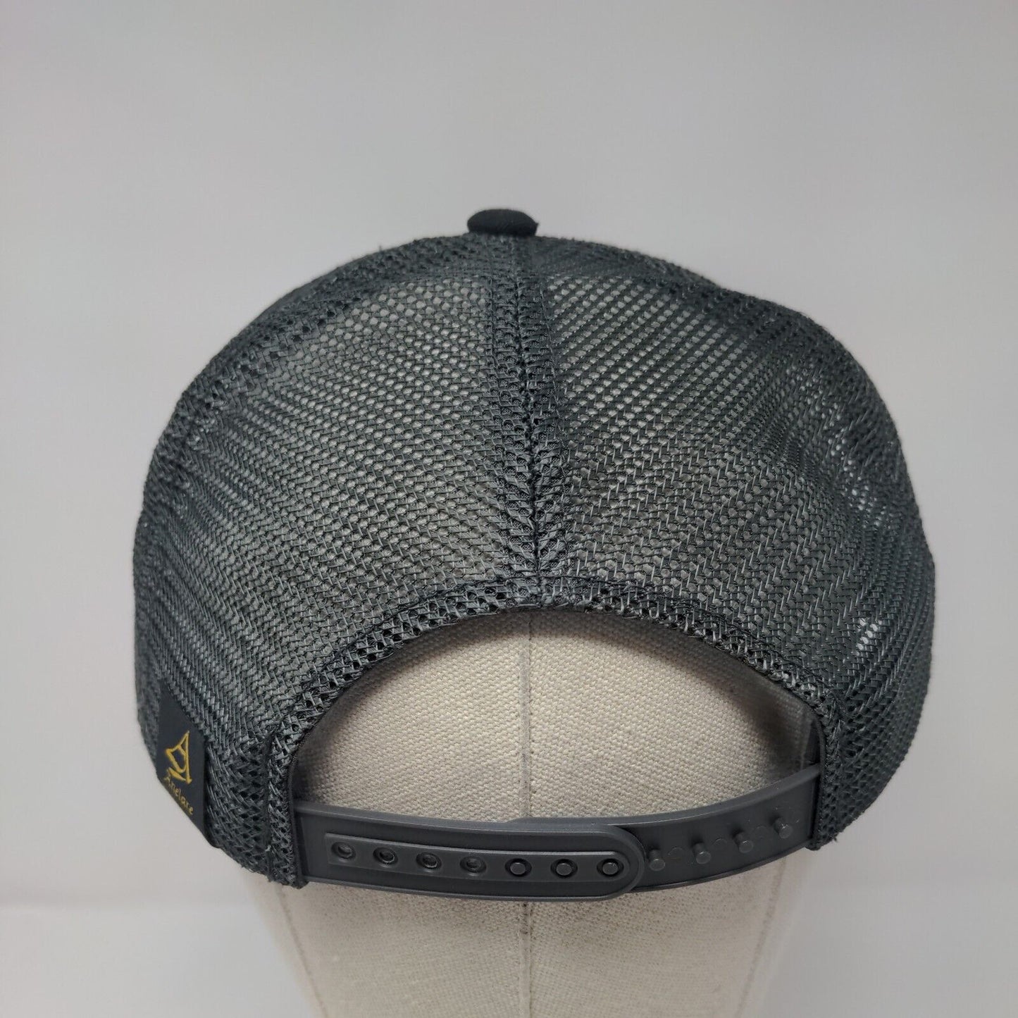 Anelare Washington Wine Snapback Trucker Hat Black One Size Mesh Back