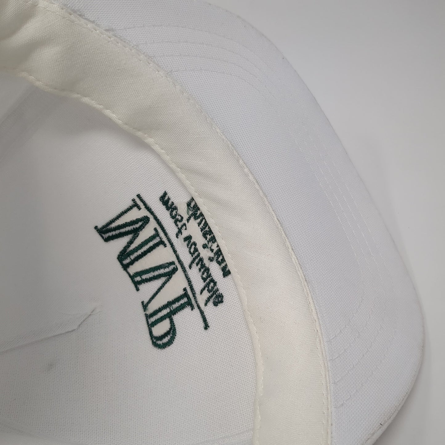 MVP Most Valuable Physician Slideback Hat White One Size Leather Strap