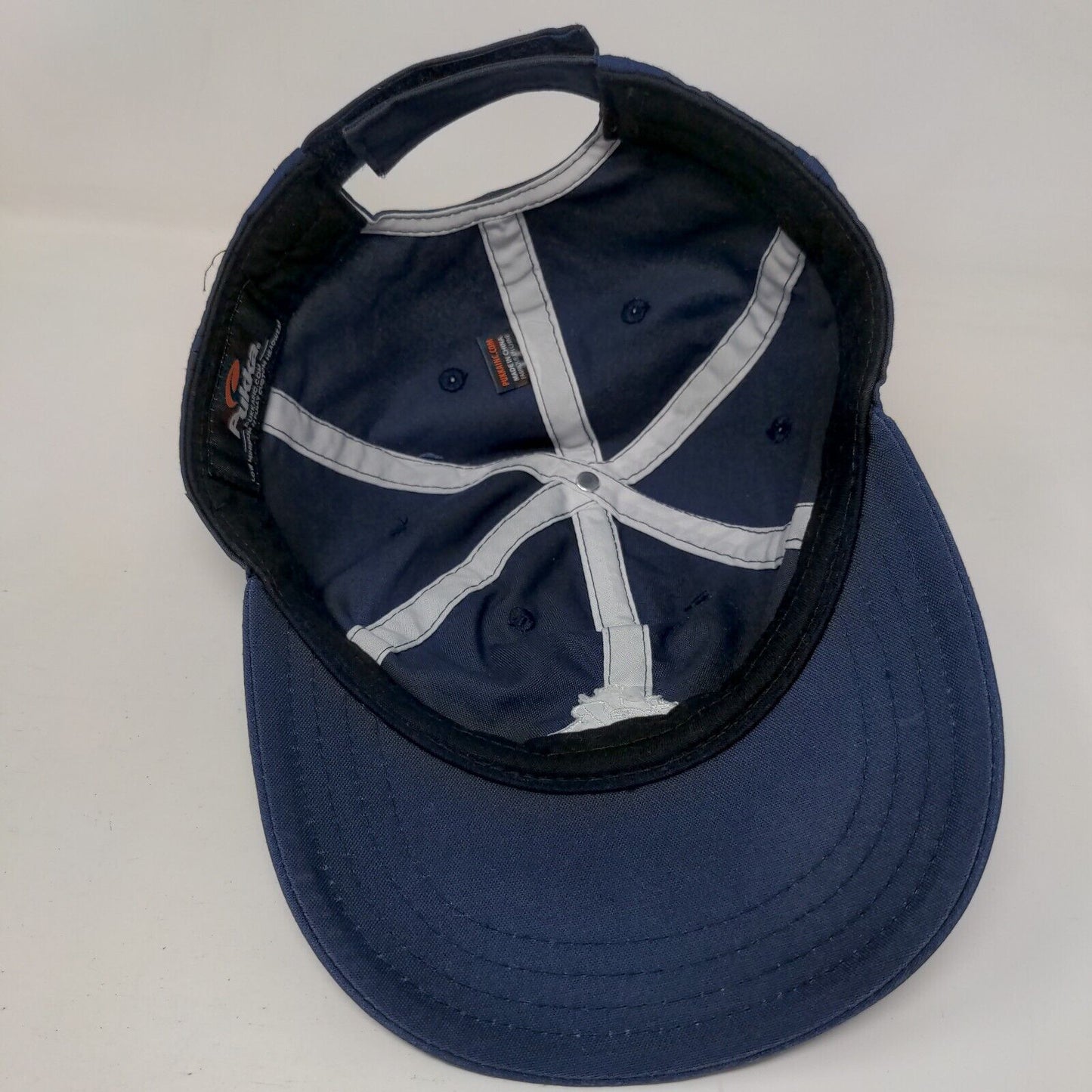 AIR Staff Strapback Hat Blue One Size Adjustable Embroidered 6 Panel Pukka