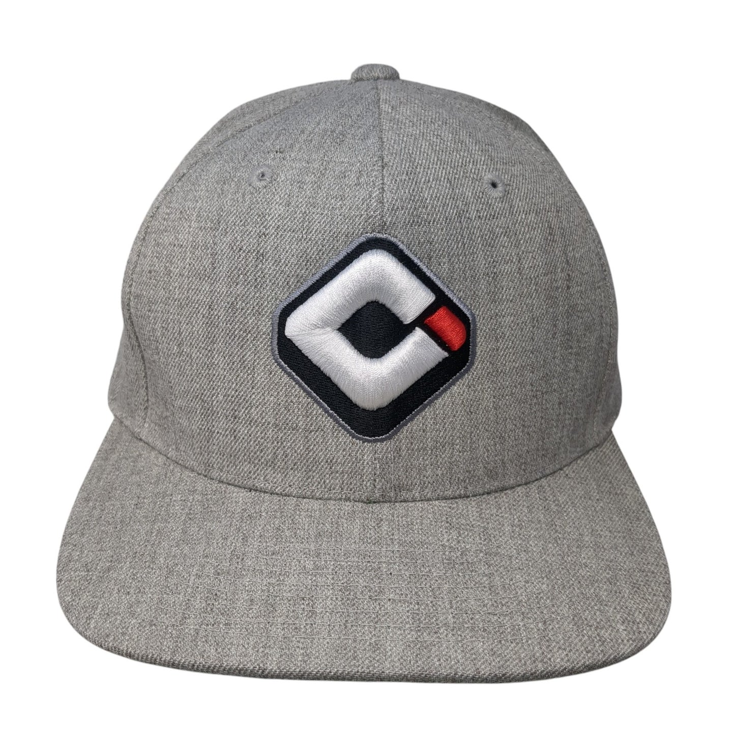 Odi Snapback Hat Gray One Size Adjustable Embroidered The Classics Yupoong