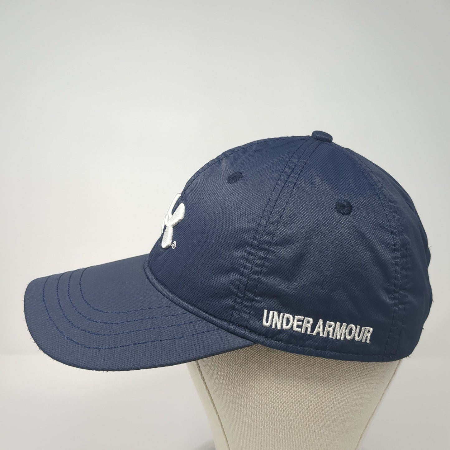 Under Armour Slideback Hat Blue One Size Adjustable Embroidered Logo