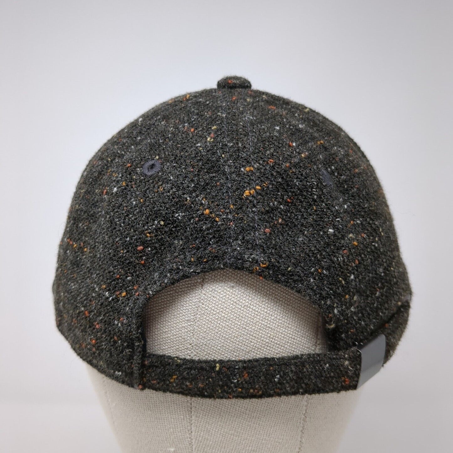 Unbranded Slideback Hat Gray One Size Adjustable Speckled 6 Panel