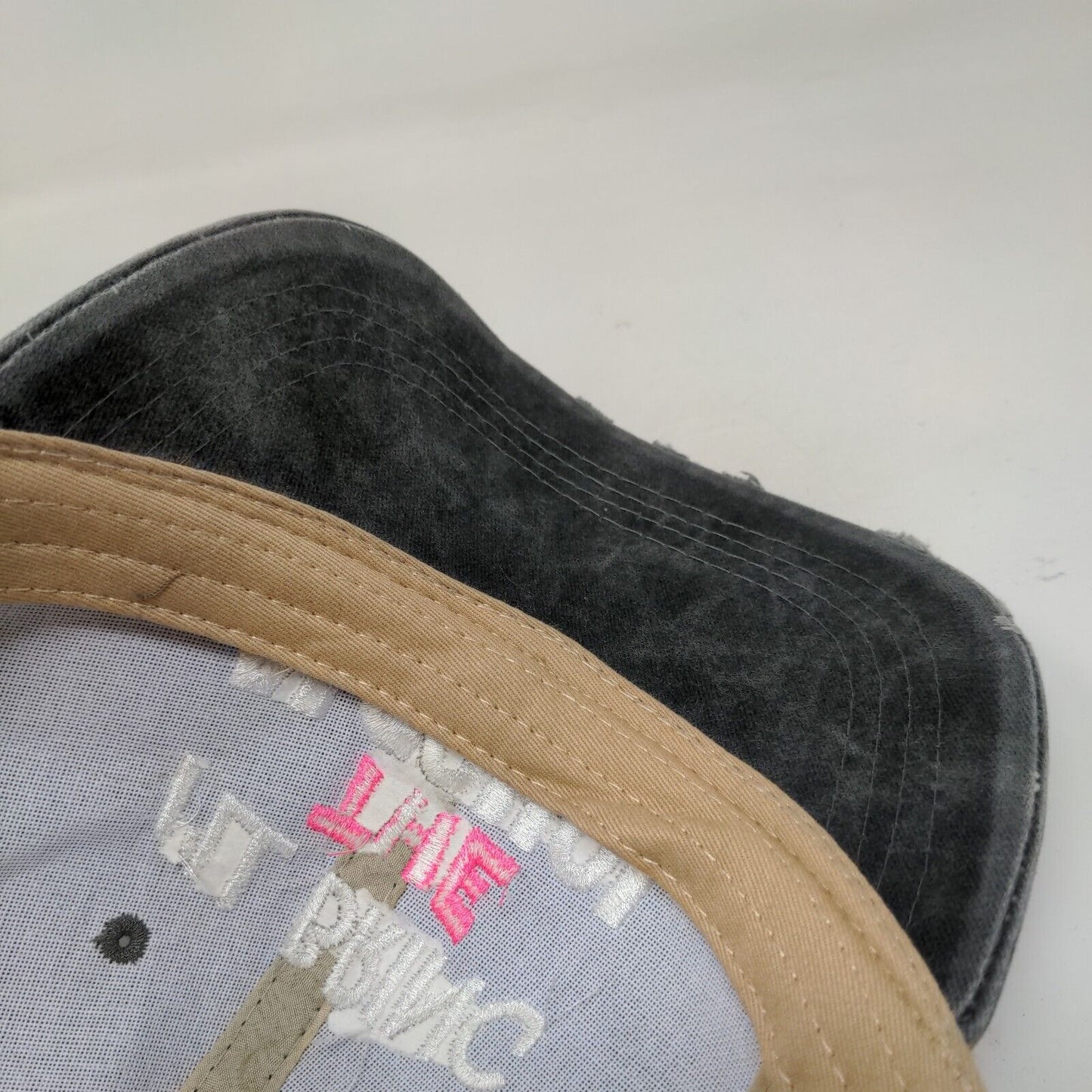 I'll Bring The Alcohol Snapback Trucker Hat Gray OSFM Adjustable Mesh Back