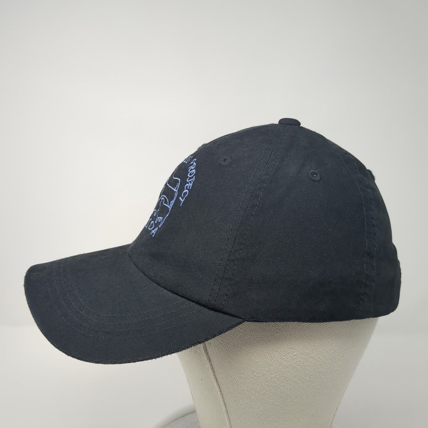 Animal ID Project ISDA Slideback Baseball Cap Black One Size Port Authority