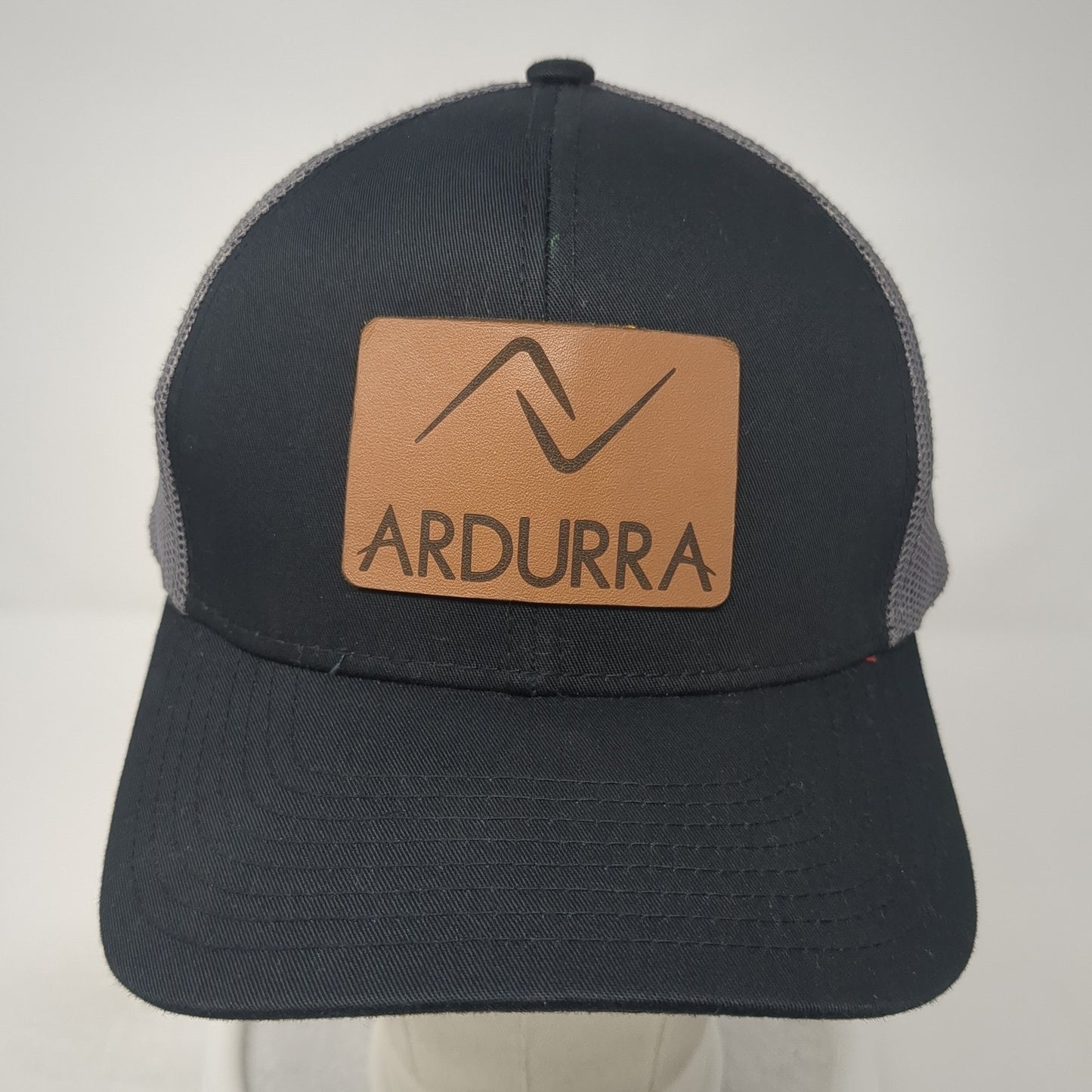Ardurra Patch Snapback Trucker Hat Black One Size Mesh Back Adjustable