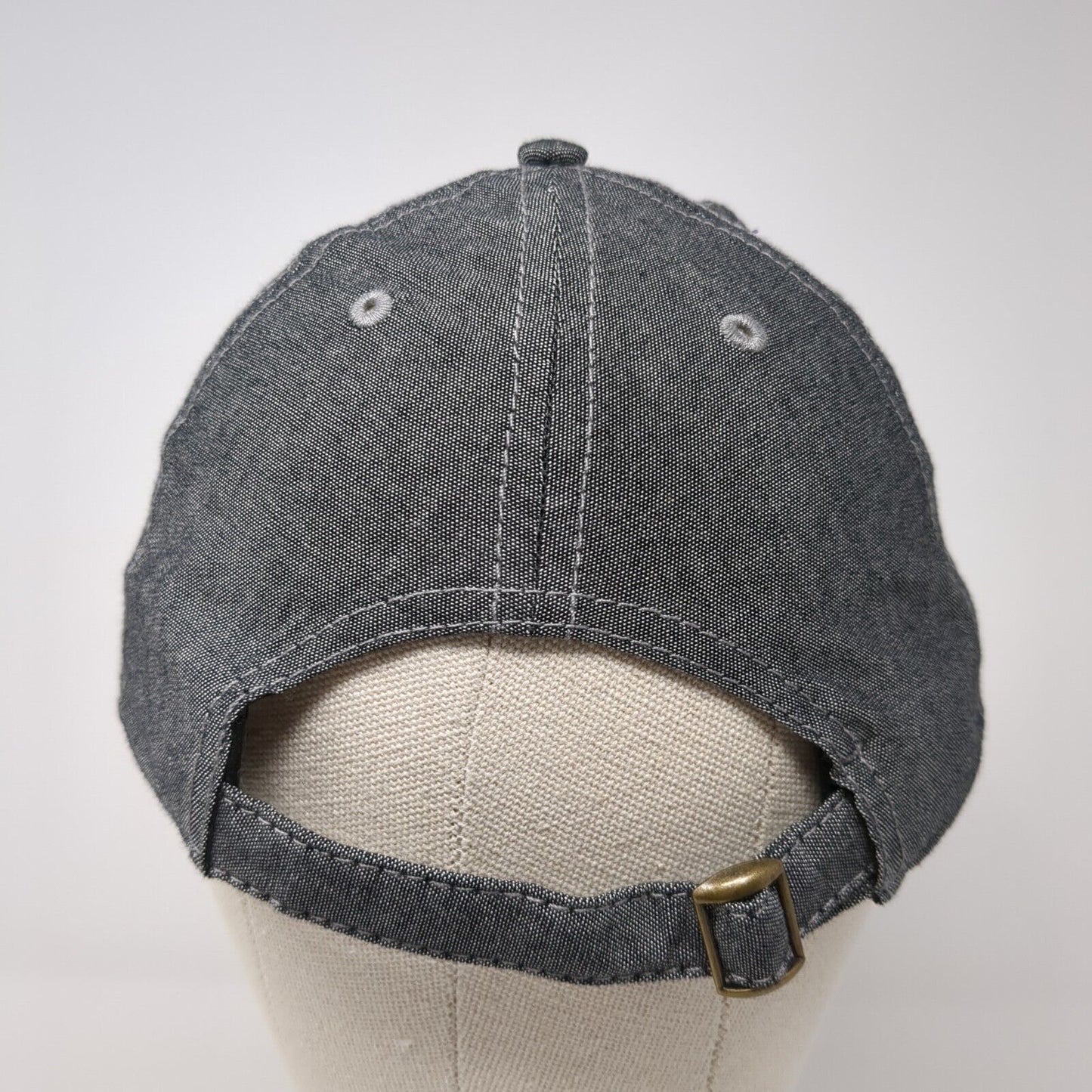 Mickey Mouse Slideback Hat Gray One Size Adjustable Disney 6 Panel