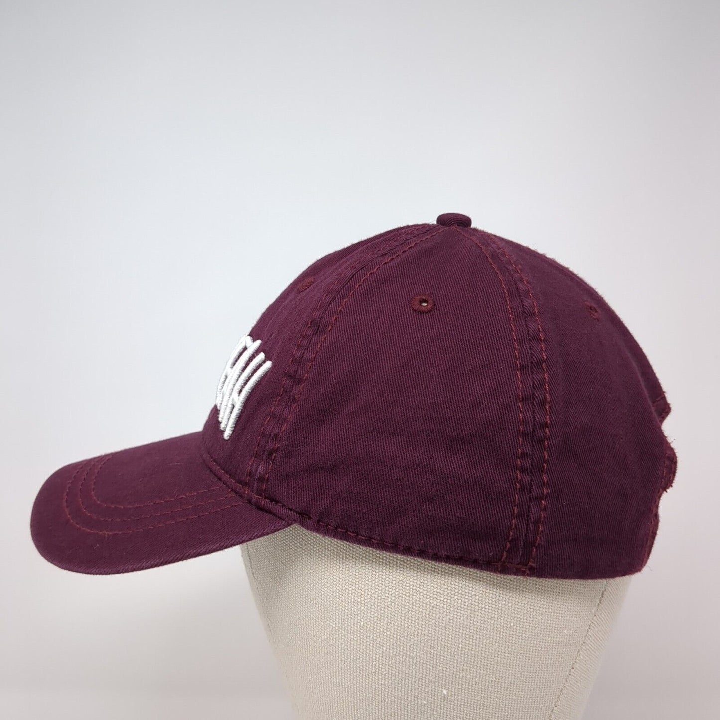 Hell Yeah Slideback Hat Red OS Adjustable Embroidered American Eagle Outfitters