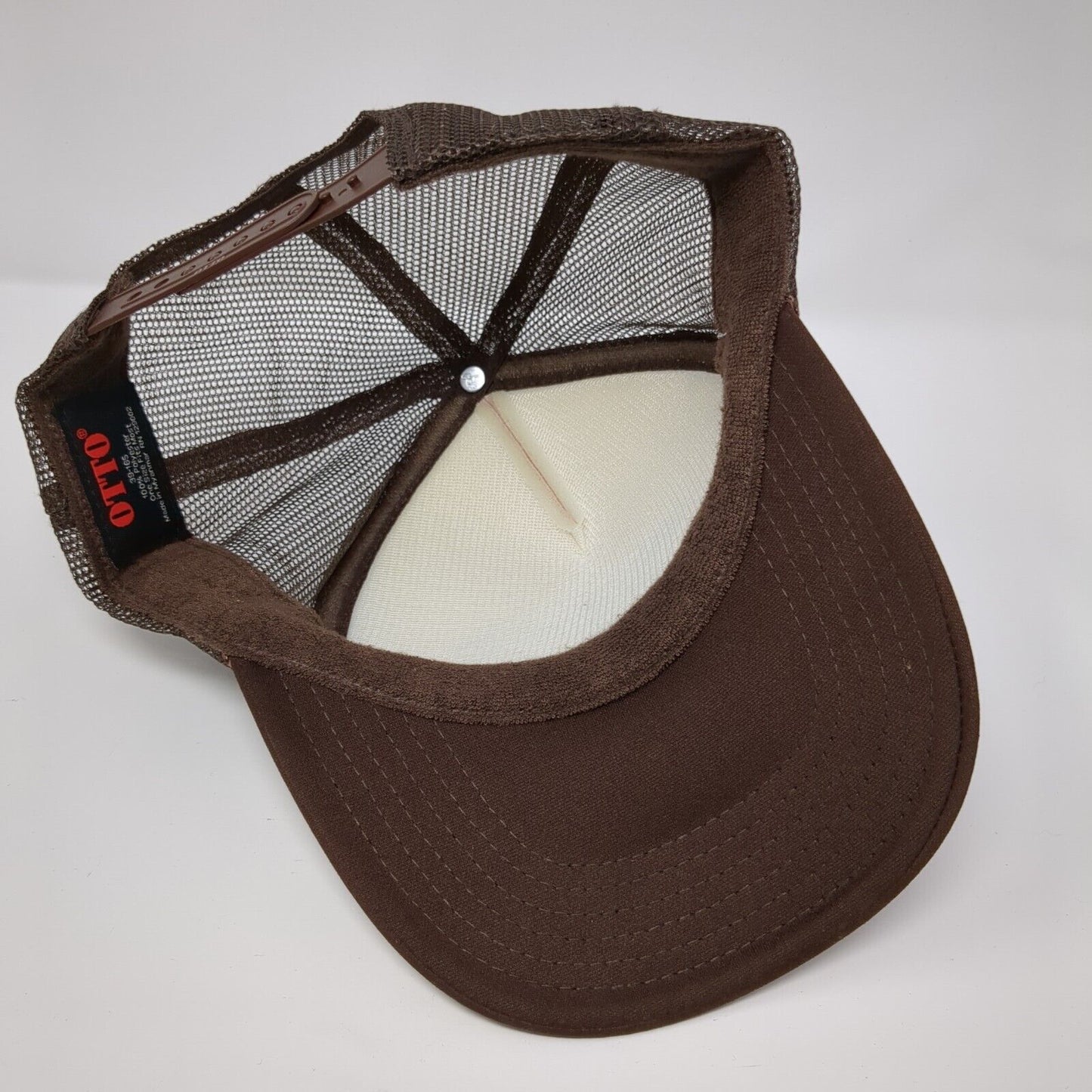 212 Chloe's 21st Snapback Rope Trucker Hat Brown OSFM Mesh Back Otto
