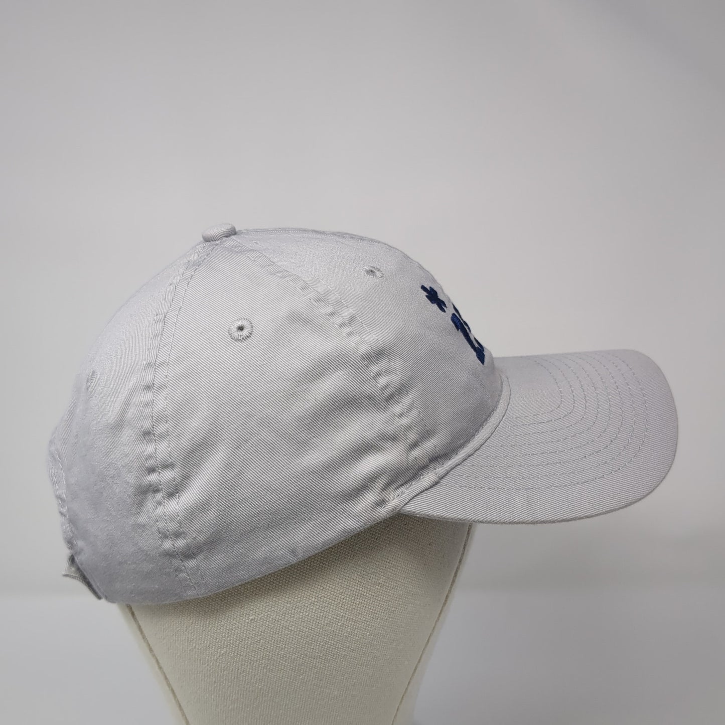 ISG Strapback Baseball Cap Gray One Size Adjustable Embroidered Port & Company