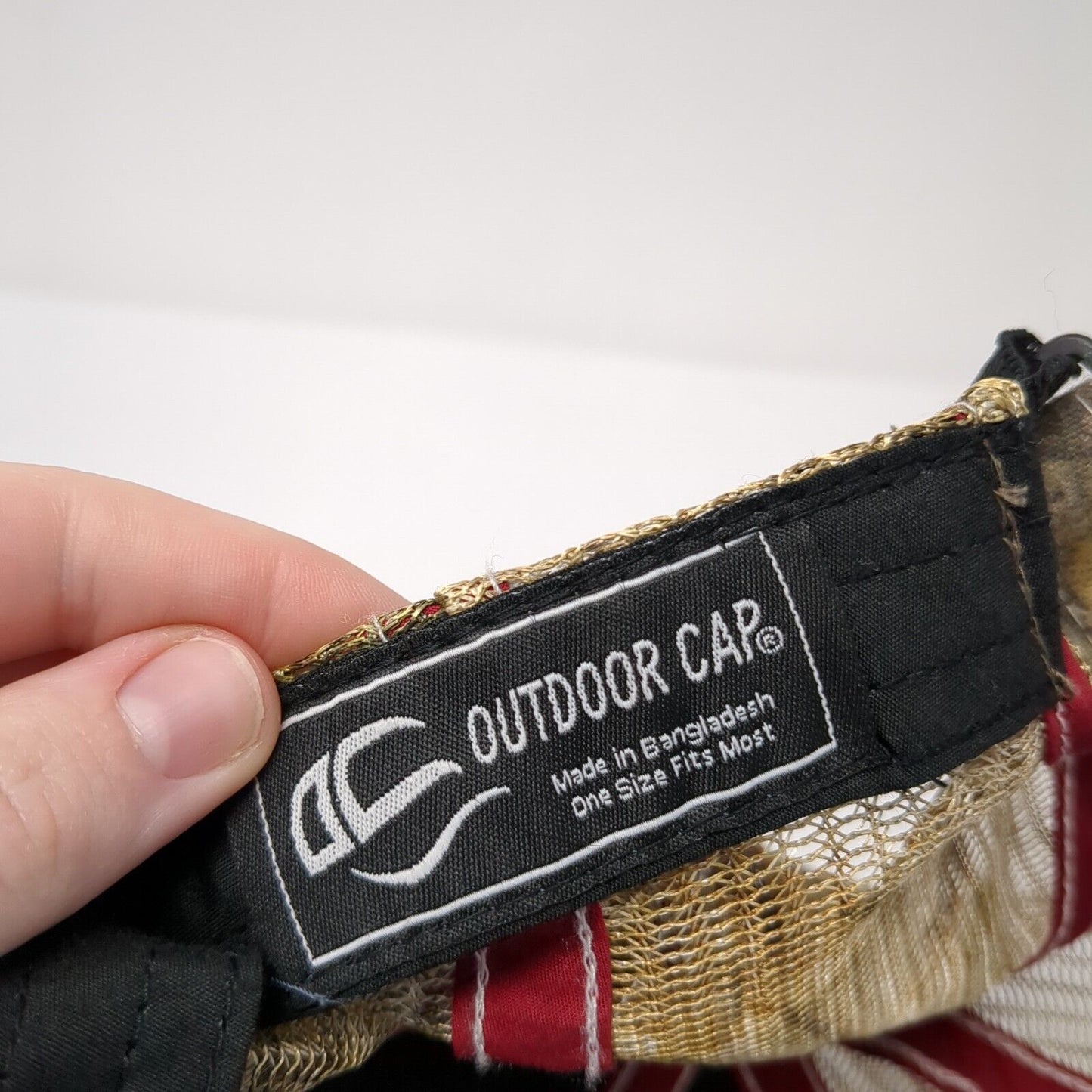 RMEF Snapback Trucker Hat Camouflage OS Adjustable Mesh Back Outdoor Cap