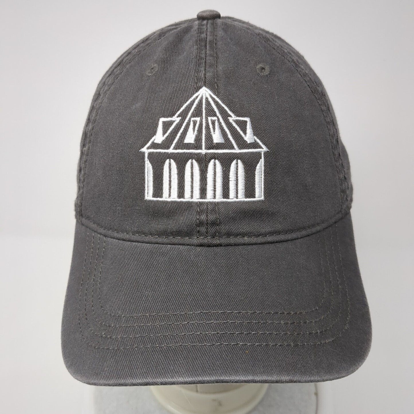 STE Chapelle Slideback Hat Gray One Size Adjustable Embroidered Cap America