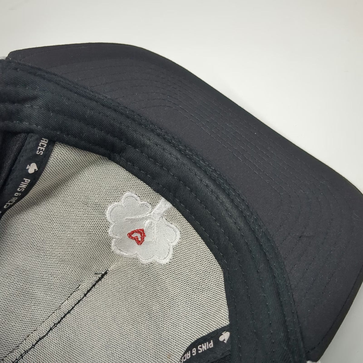 Pins & Aces 5 Panel Black One Size Hat Freedom Youth Tree Heart Rope Snapback