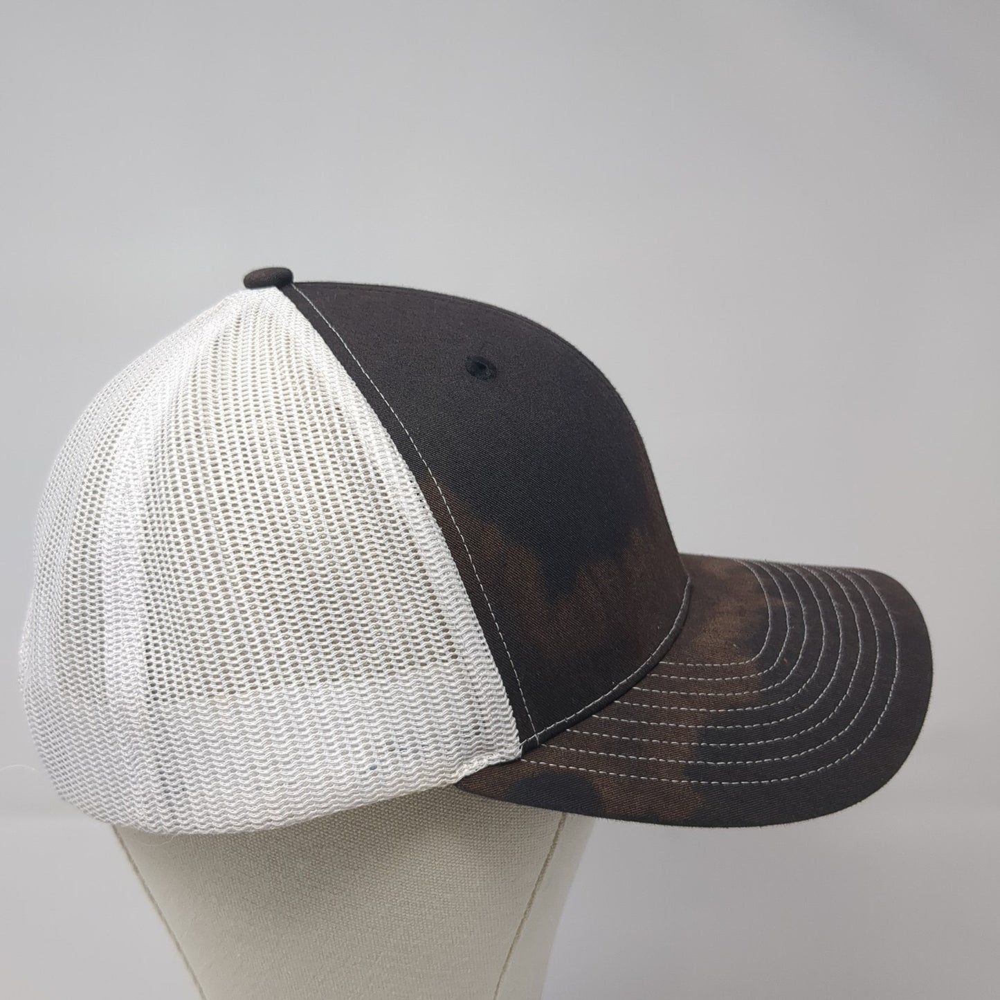 Pioneer Commodities Snapback Trucker Hat Black One Size Mesh Back