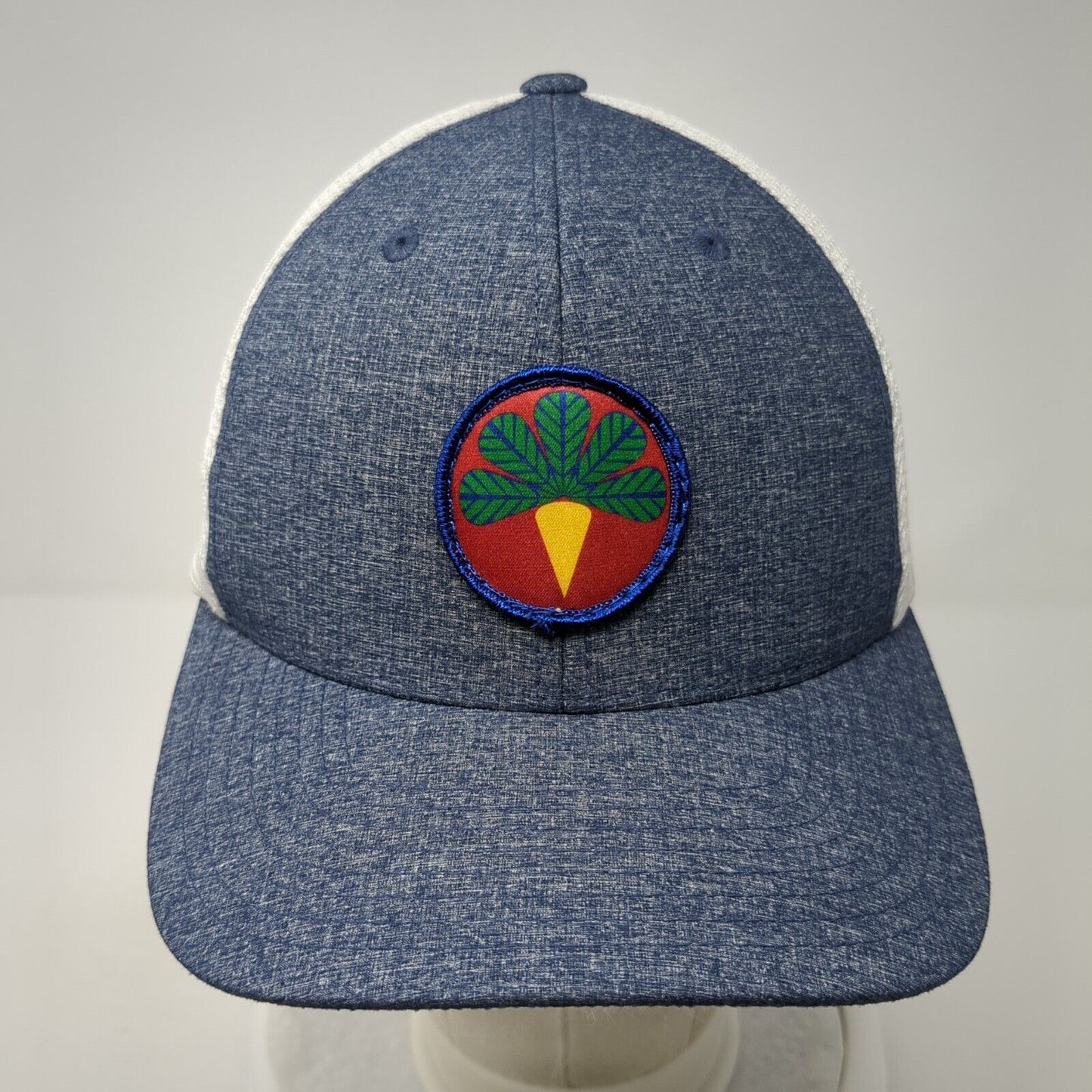 ACH Seeds Snapback Trucker Hat Blue OS Flexfit Adjustable Mesh Back Cap America