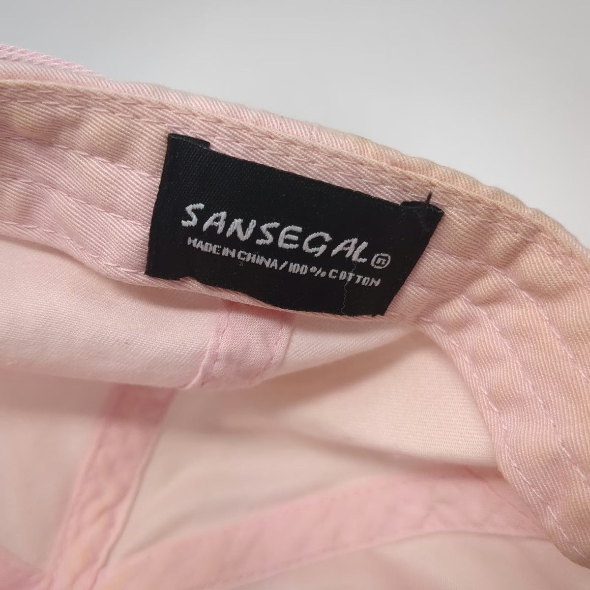 Sansegal Baseball Cap Pink One Size Maui Hibiscus Flower Slideback Hat Cotton