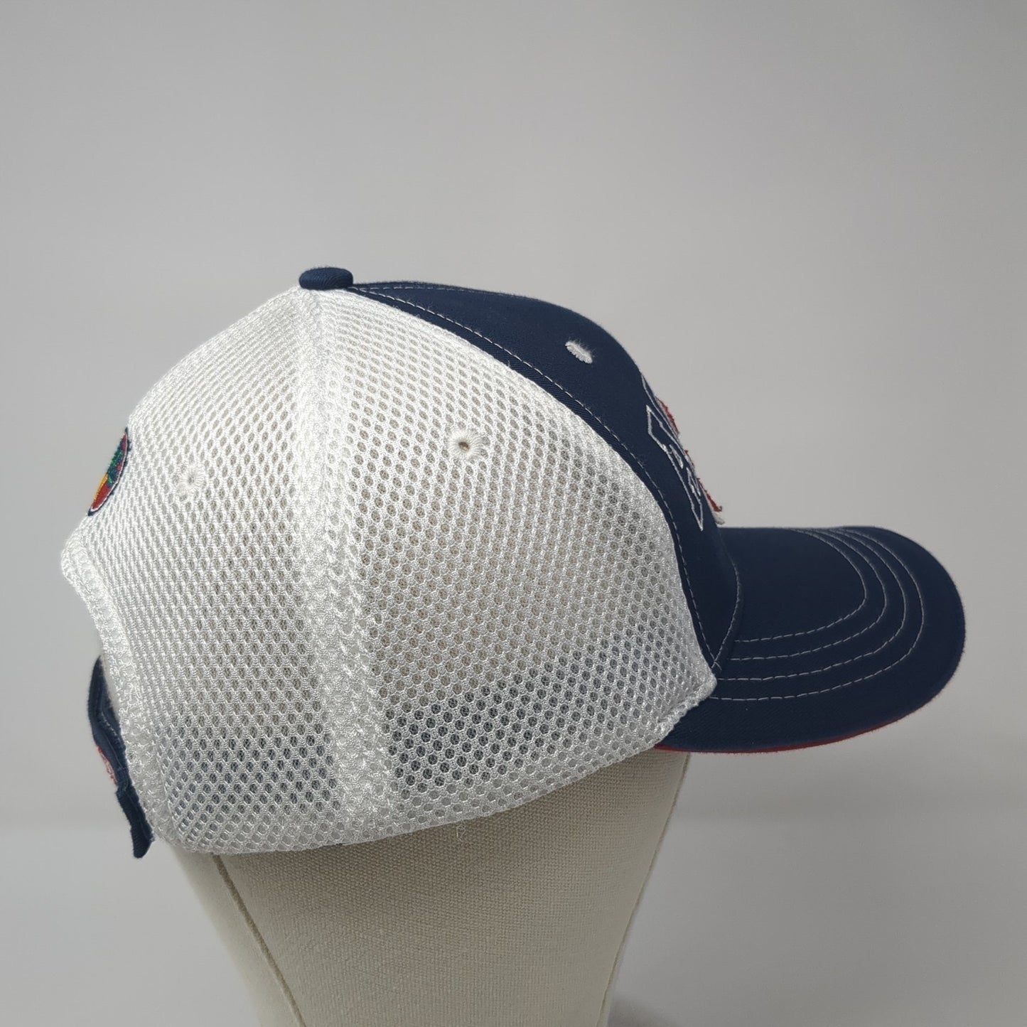 ACH Seeds Common Ground Trucker Hat Blue One Size Adjustable Mesh Back 6 Panel