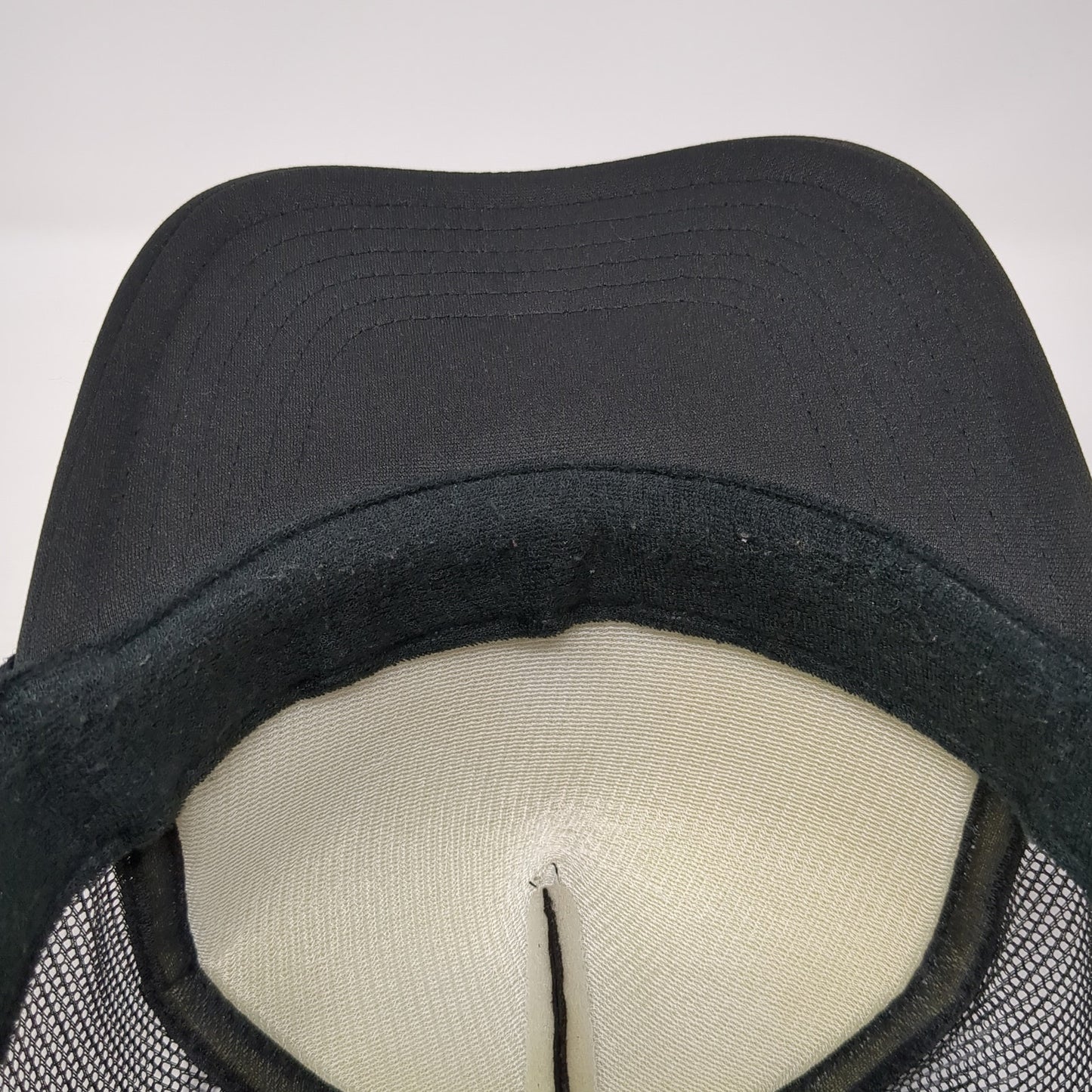 Elysian Snapback Trucker Hat Black One Size Adjustable Mesh Back Rope Otto