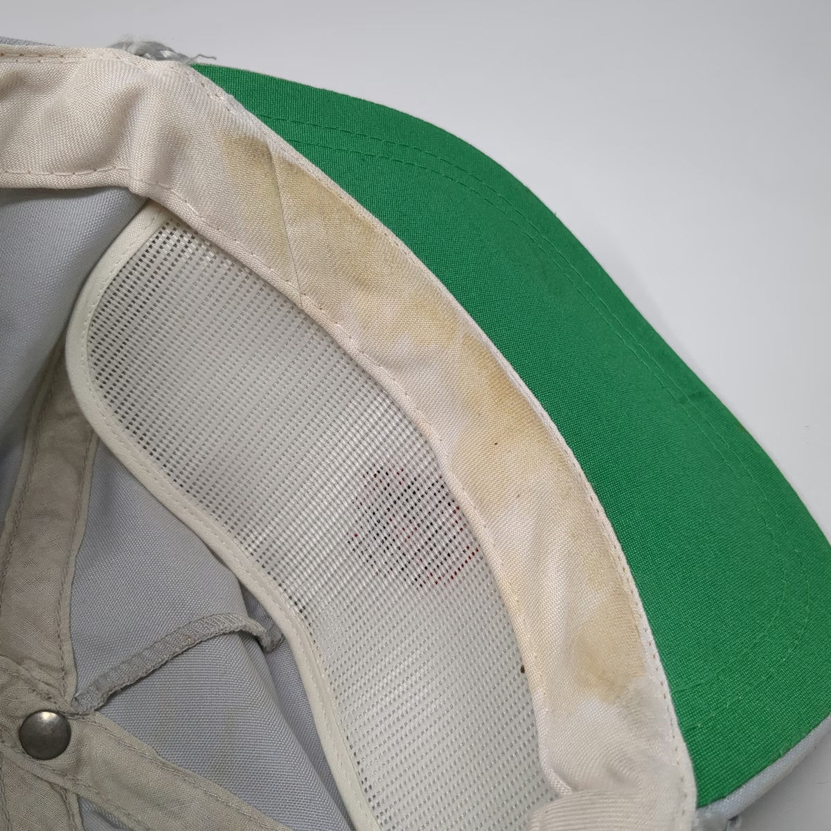 Jeremy Ranch Golf 5 Panel Gray Hat One Size Rope Green Underbrim Slideback