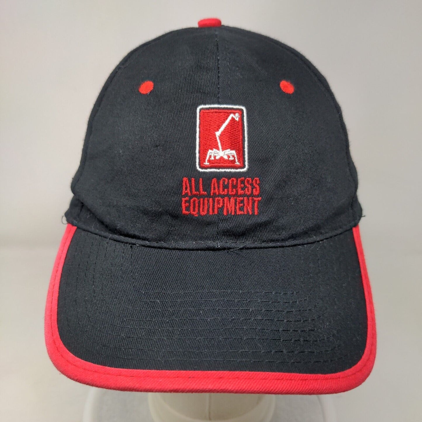 All Access Equipment Strapback Hat Black OSFA Embroidered 6 Panel Hit Wear