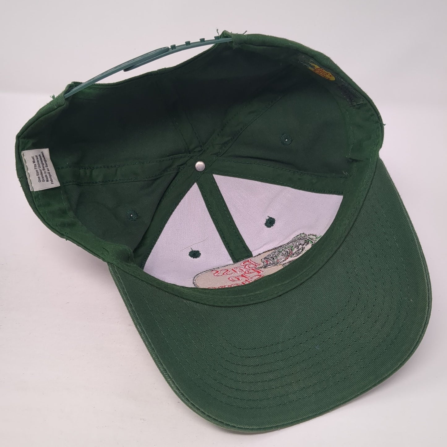 Bass Pro Shops Fish Snapback Hat Green One Size Adjustable Gone Fishing