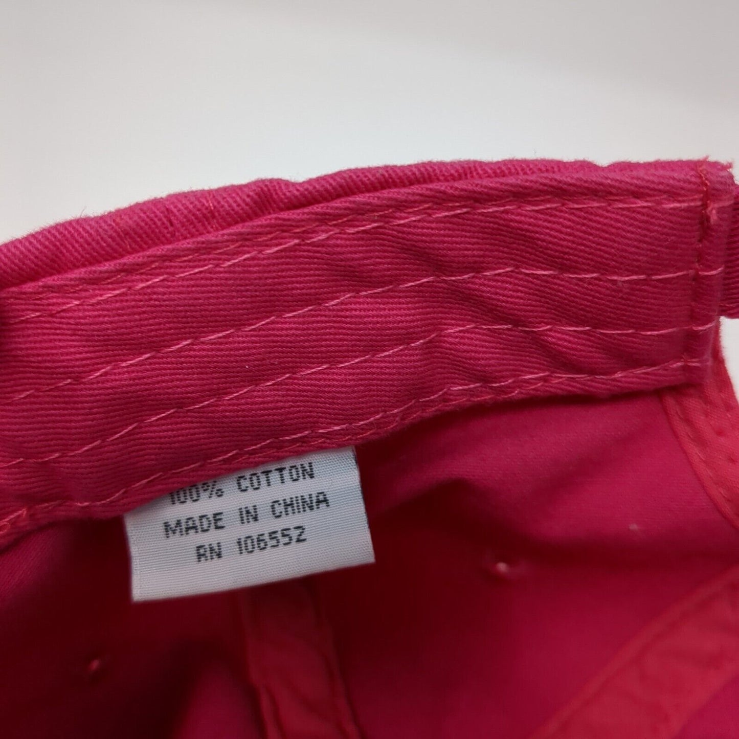 NASA Slideback Hat Pink One Size Adjustable Embroidered Prairie Mountain