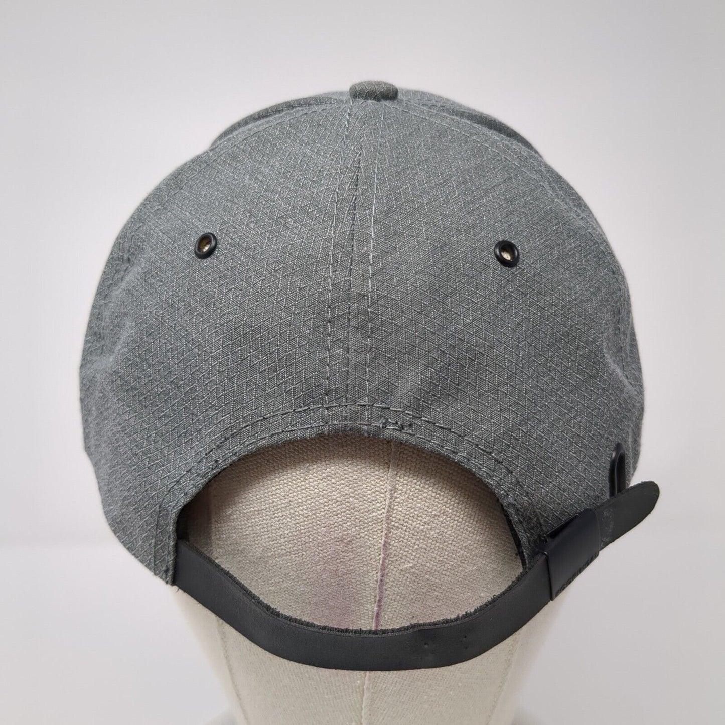 Kooringal Slideback Hat Gray One Size Adjustable Vented Holes 6 Panel Blank