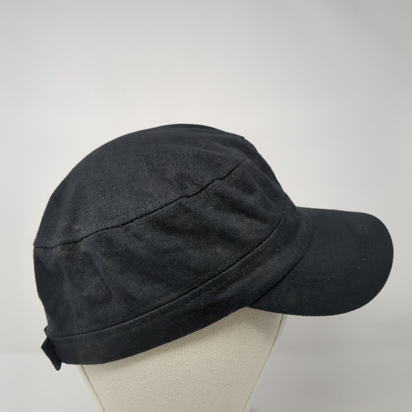 Parquet Slideback Cadet Army Hat Black One Size Sequin Beaded Flower