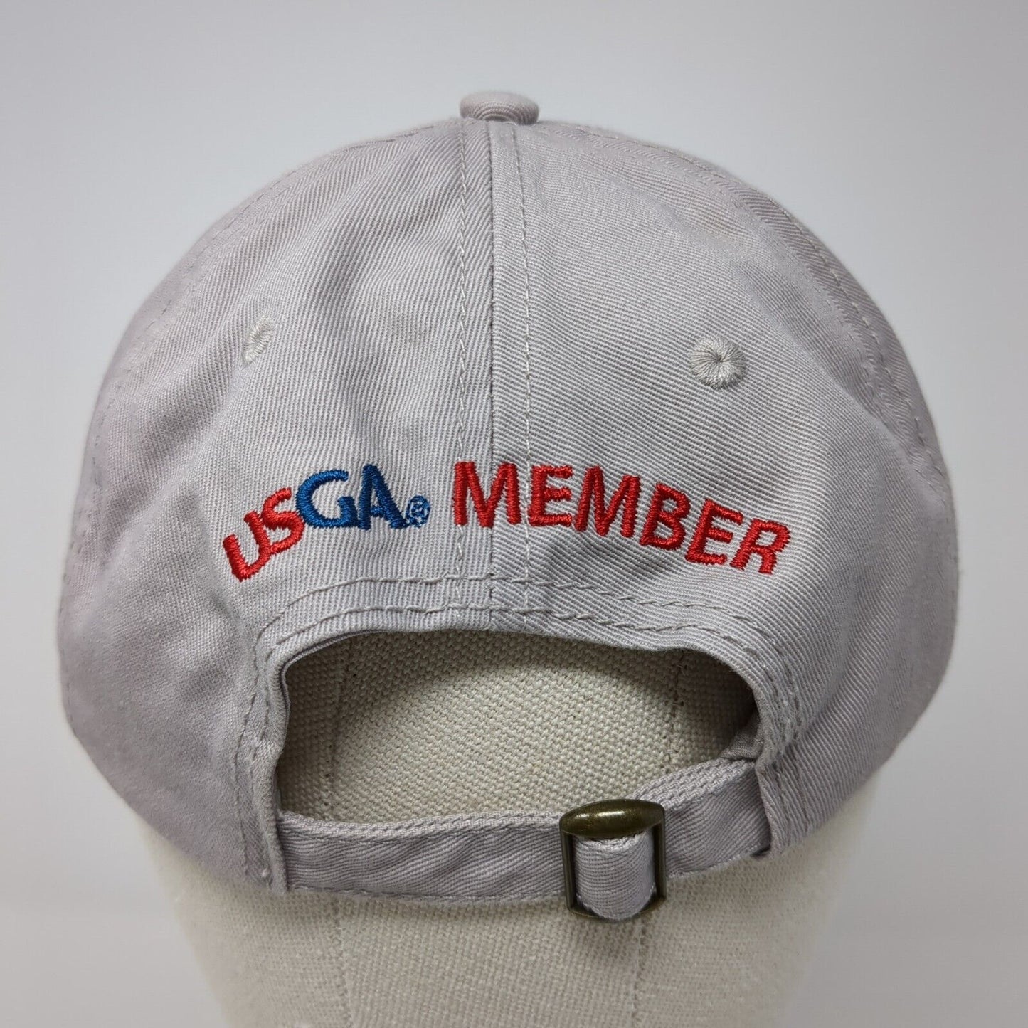 U.S. Open Oakmont 2016 USGA Member Slideback Hat Gray OS Adjustable Embroidered