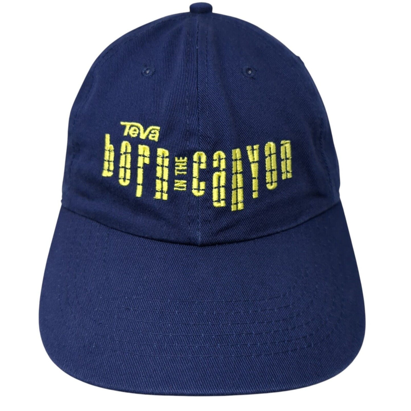 Teva Born In The Canyon Slideback Hat Blue OS Adjustable Embroidered Cotton