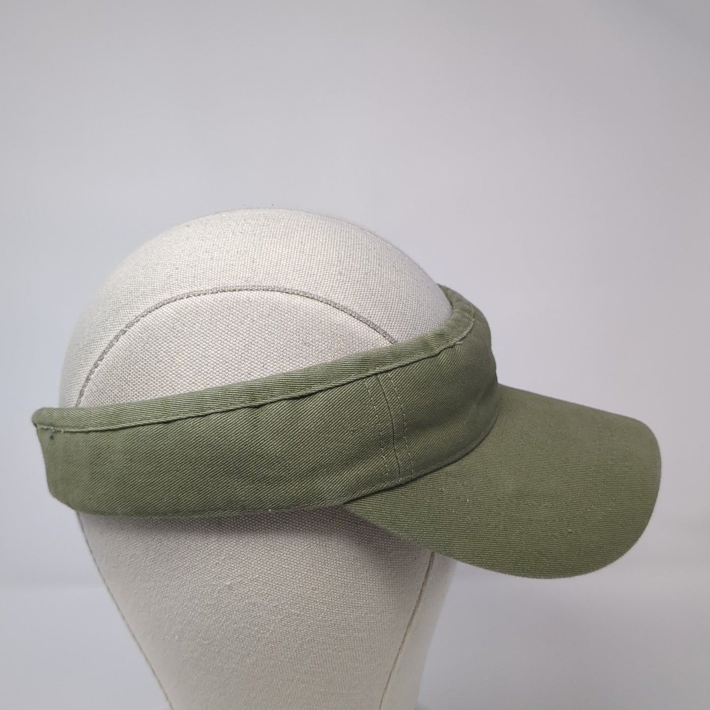 Unbranded Strapback Hat Green One Size Adjustable Solid Blank Outdoor