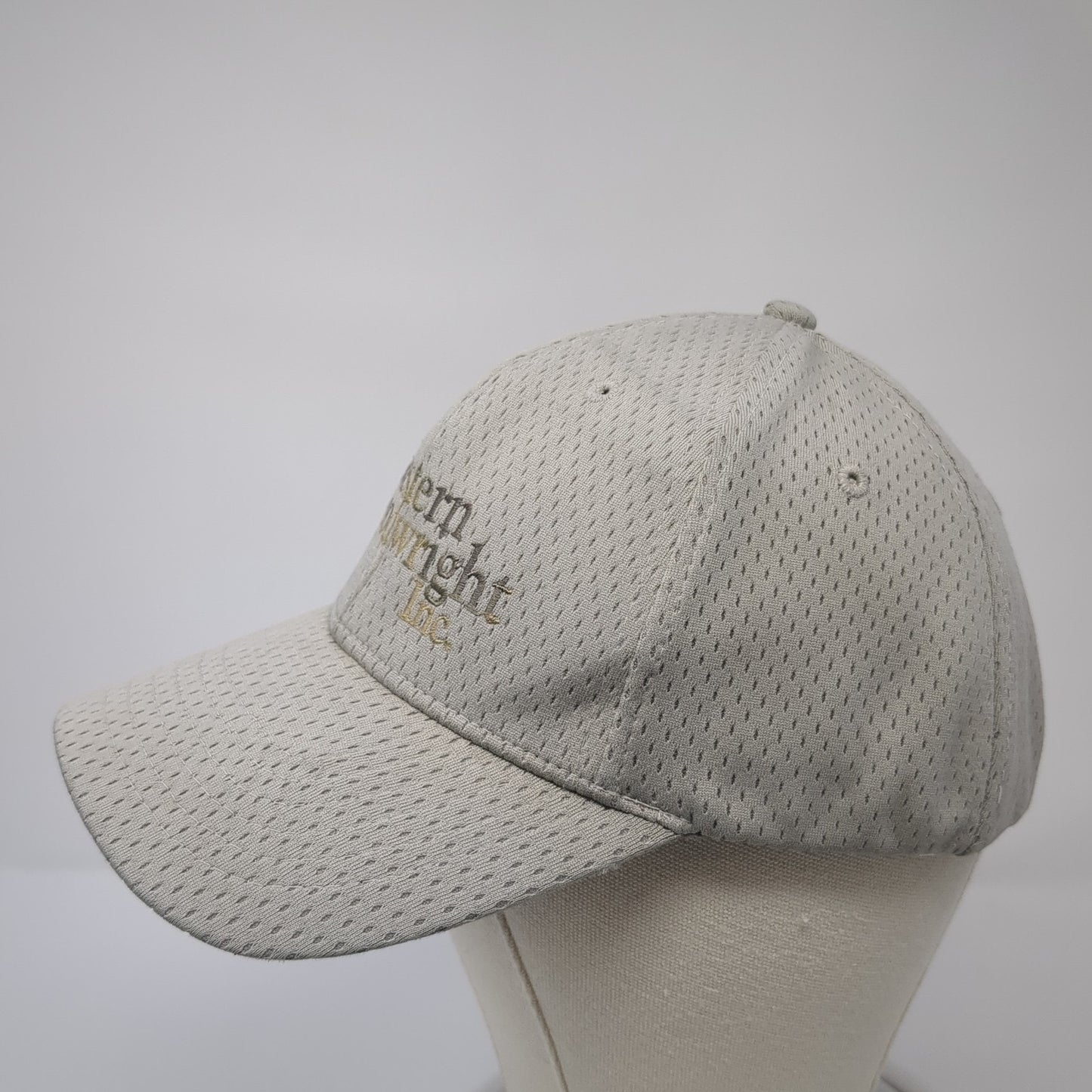 Western Woodwright Inc. Strapback Hat Gray One Size Adjustable Embroidered