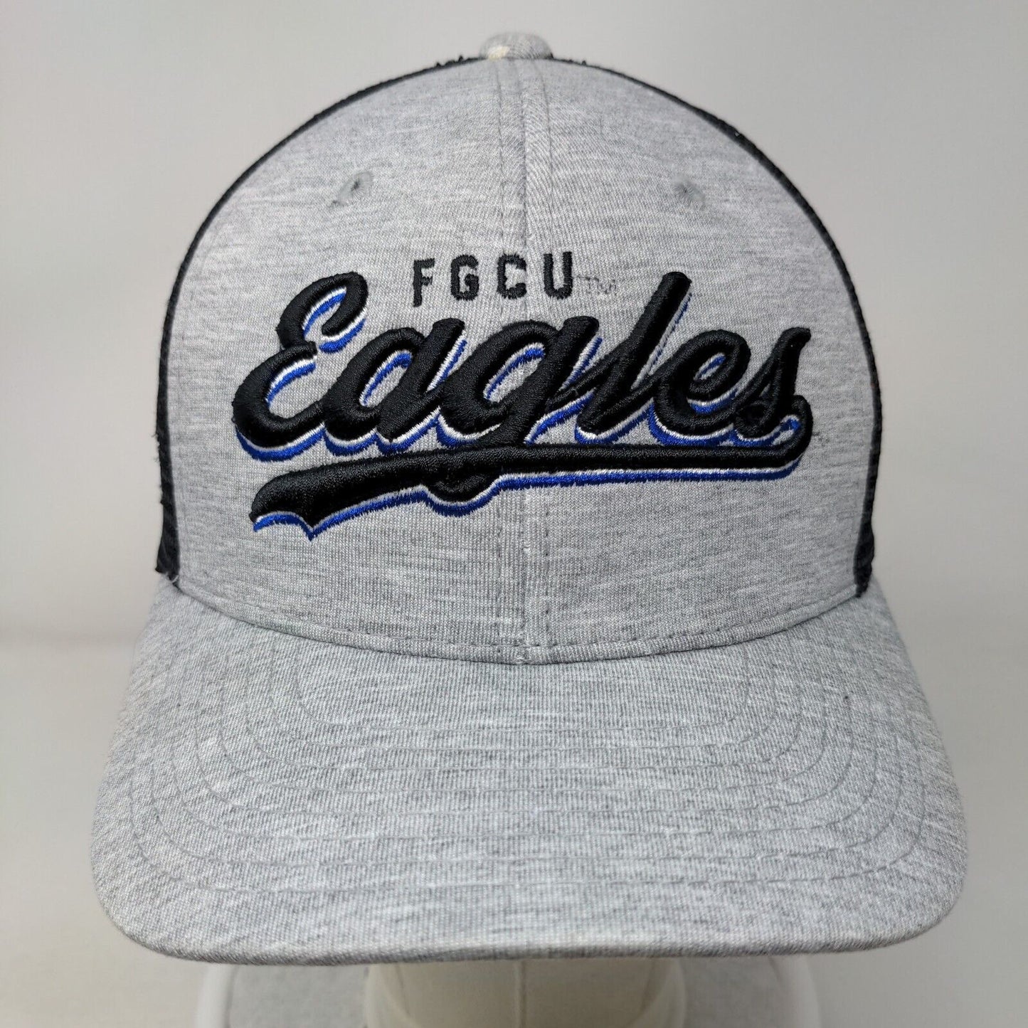 FGCU Eagles Snapback Mesh Back Hat Gray Top of the World NCAA