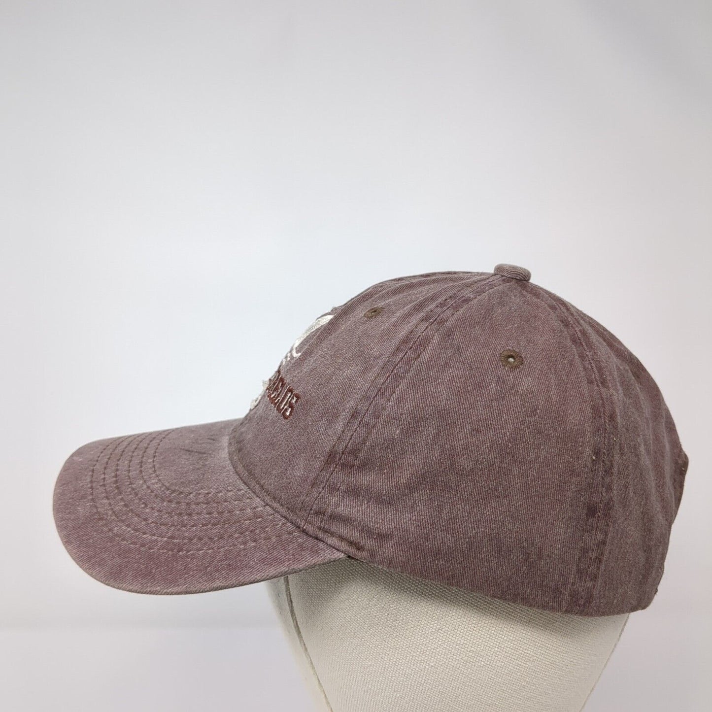 Puerto Morelos MX Slideback Hat Brown OS Adjustable Embroidered 6 Panel