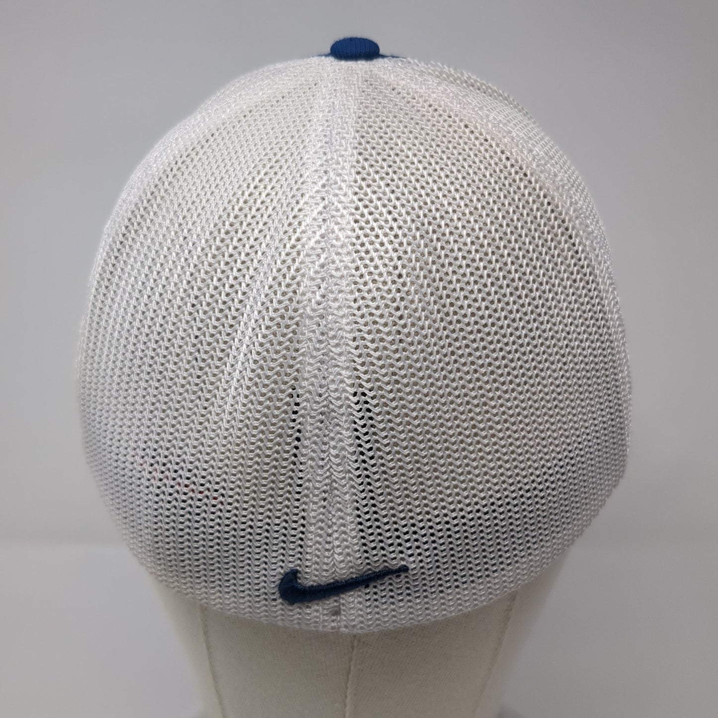 Wagstaff Crane Service Fitted Mesh Back Trucker Hat Blue Large Nike