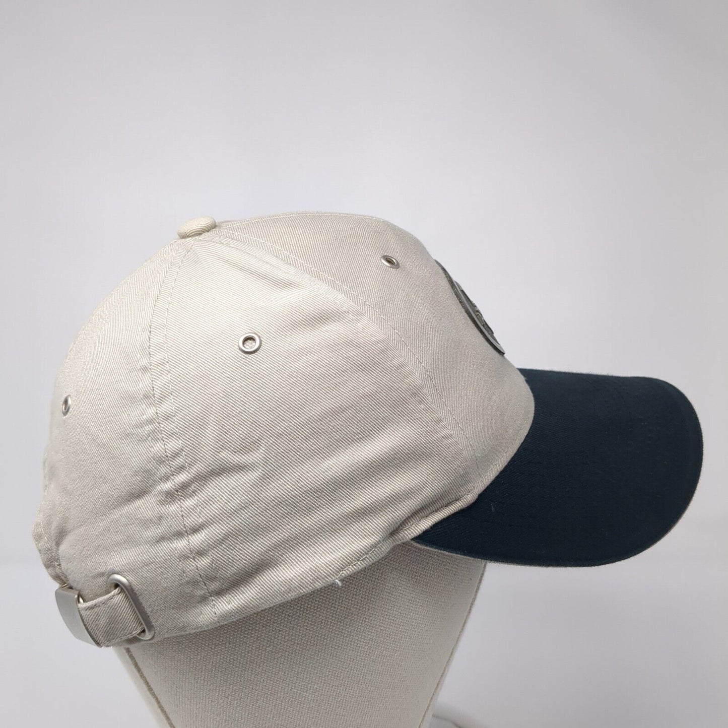 Arkansas Natural State Slideback Hat Tan One Size Falcon Metal Art