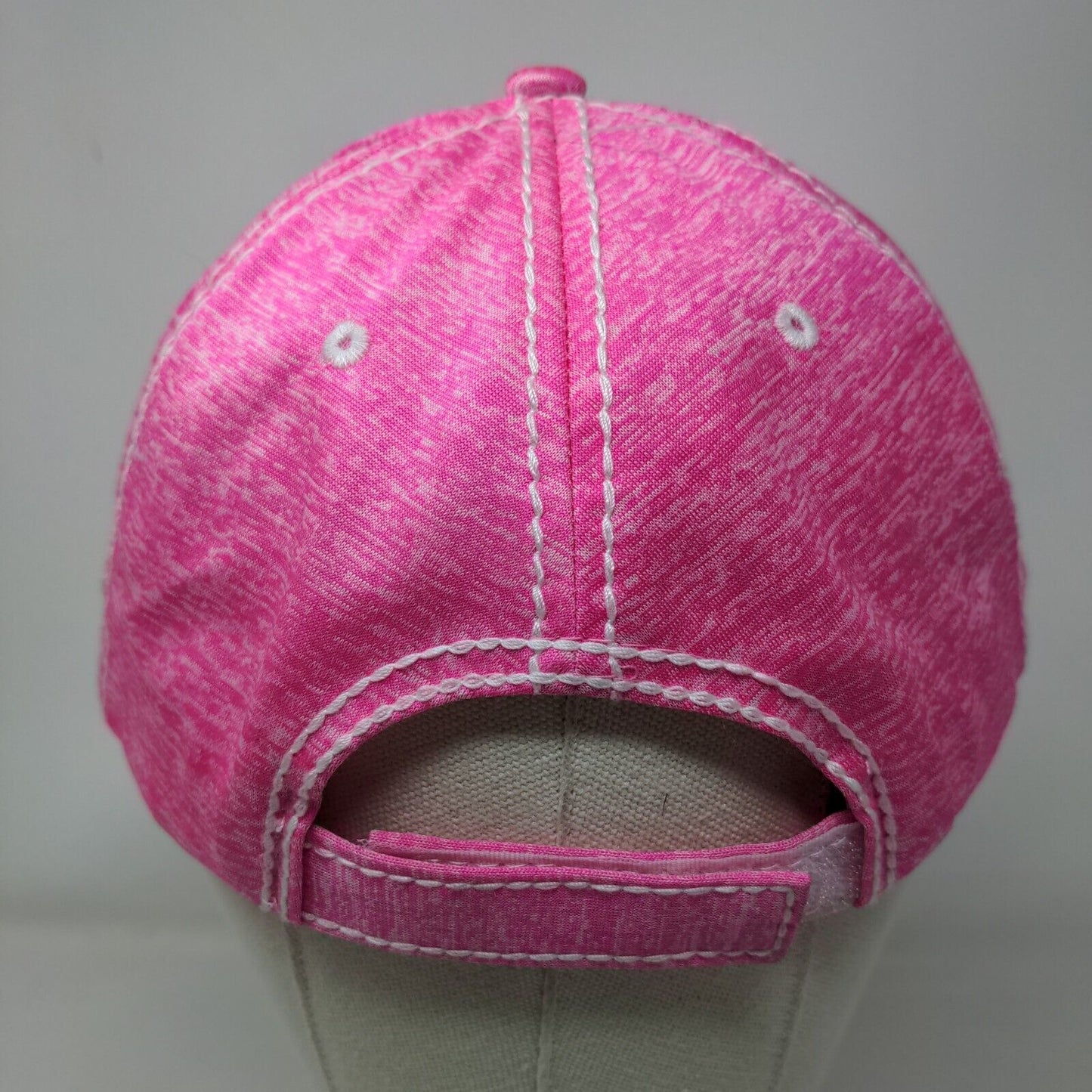 Baltimore Strapback Hat Pink One Size Embroidered 6 Panel City Hats
