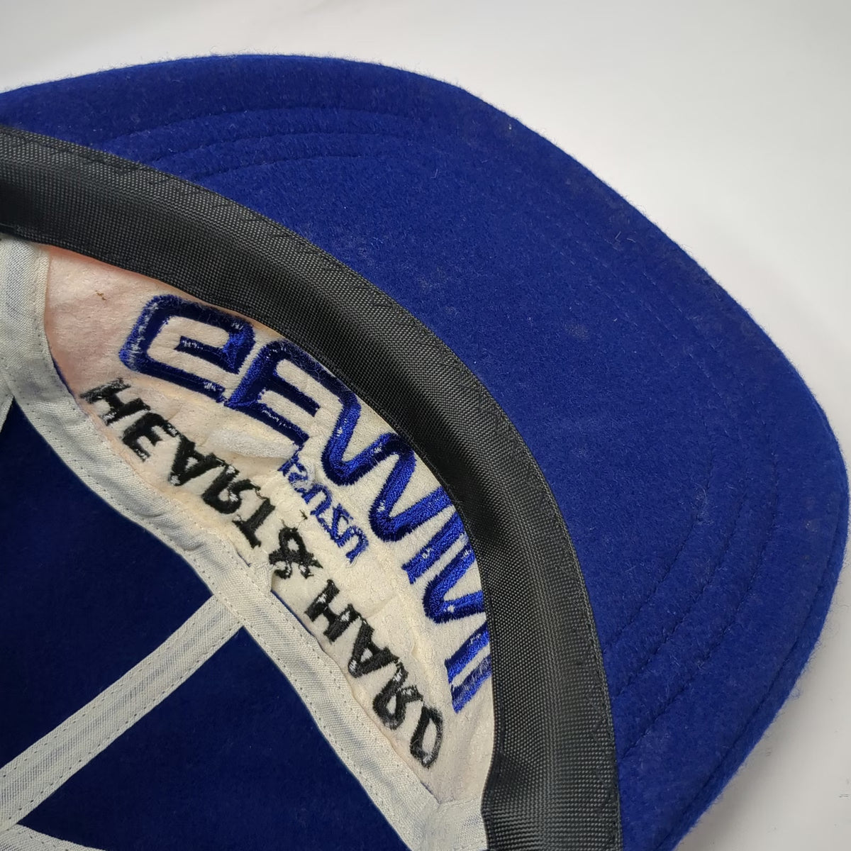 Isuzu Gemini Heart & Hard Baseball Cap Blue Vintage OS Graphic Slideback Hat
