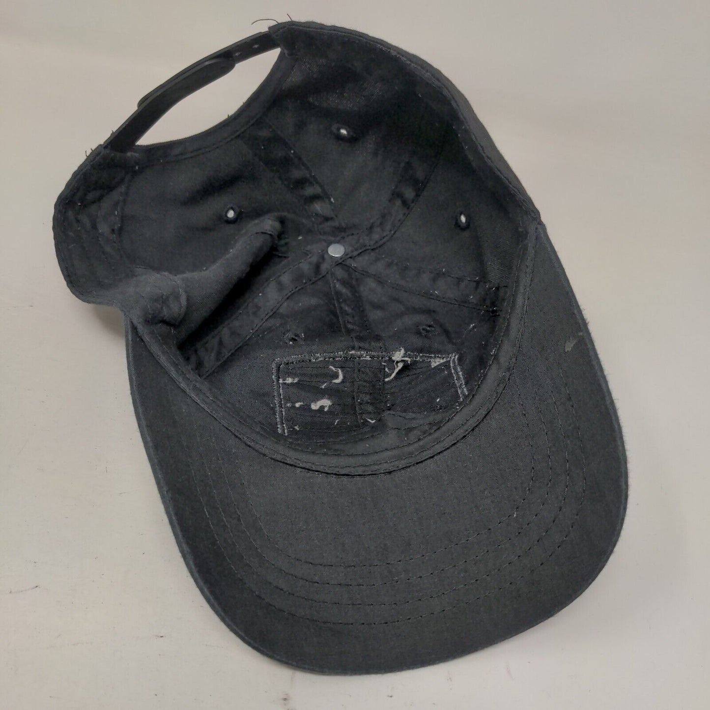 Backwoods Shine Snapback Hat Black One Size Adjustable Solid 6 Panel