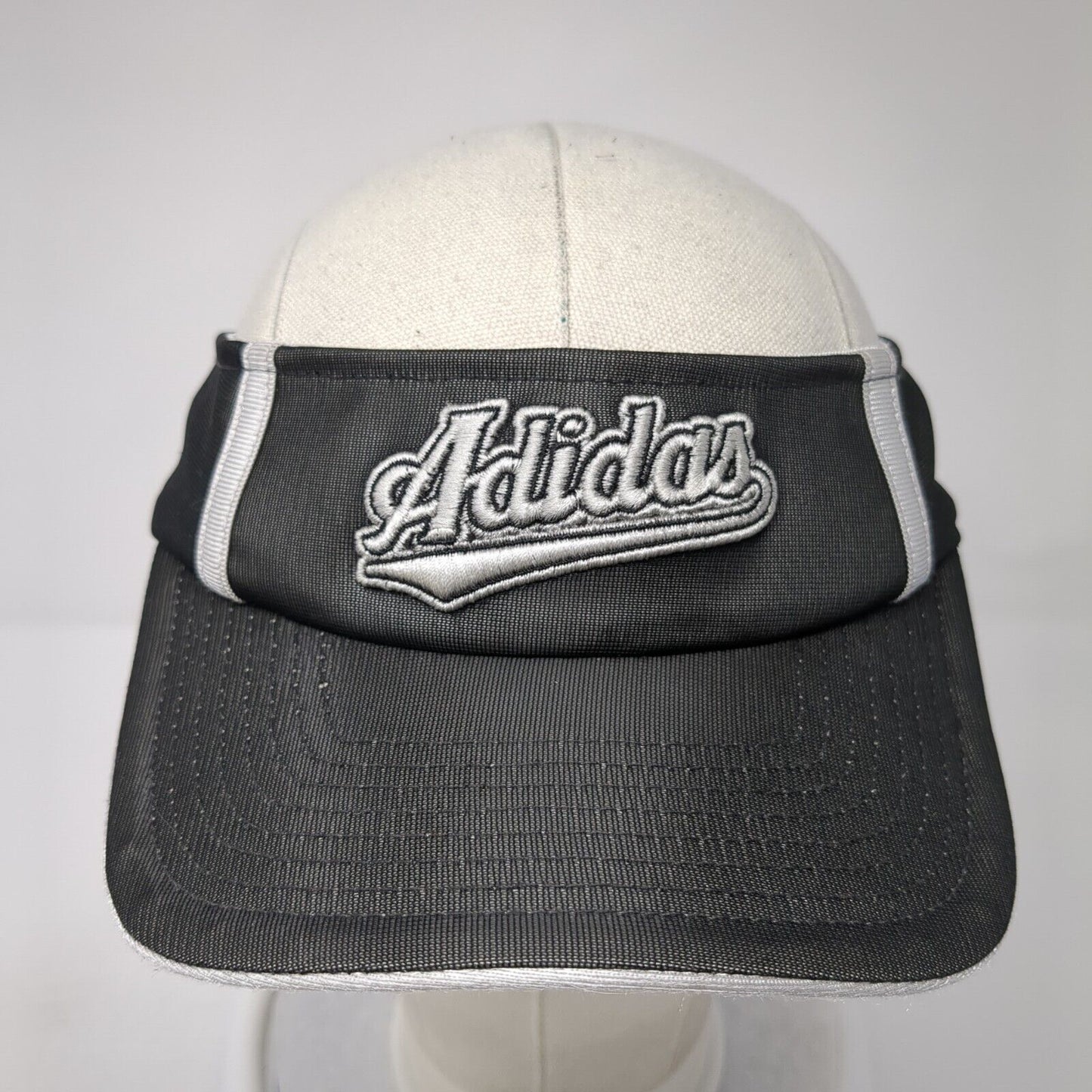 Adidas Strapback Golf Sun Visor Black One Size Adjustable Embroidered Polyester