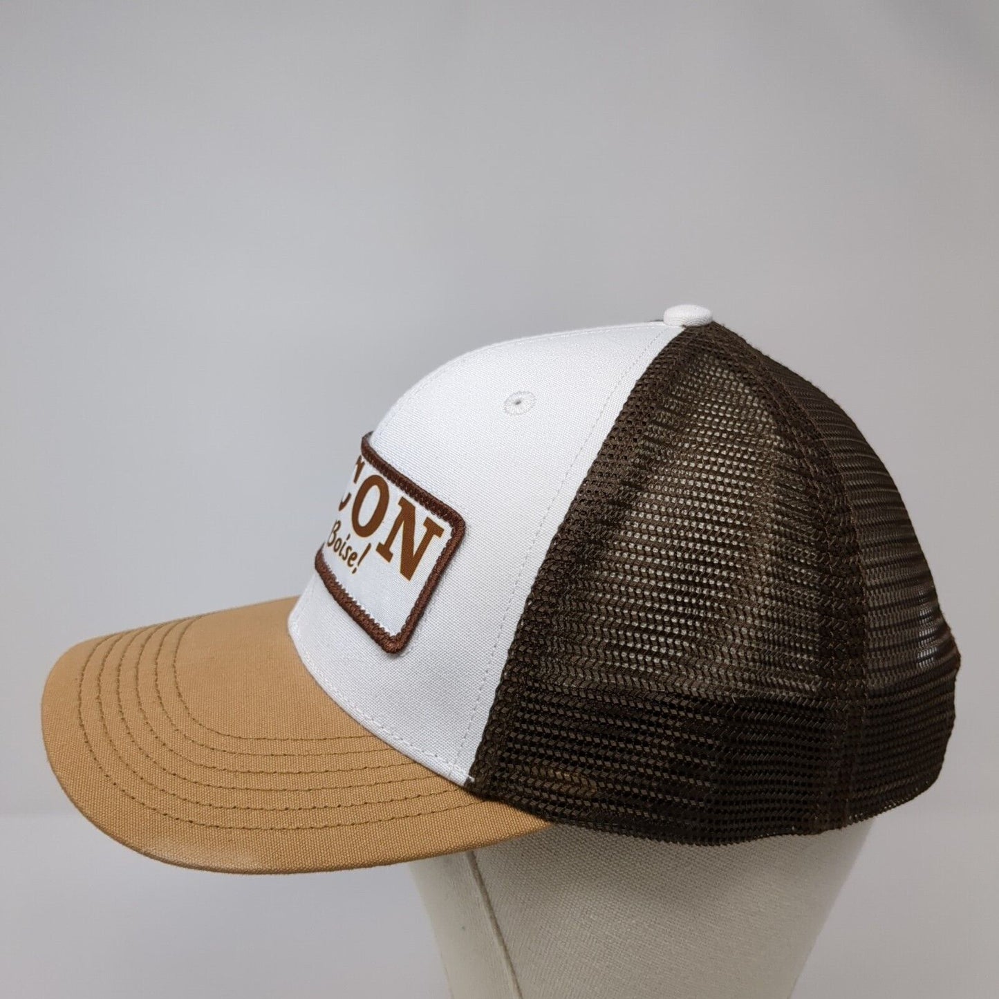 Bacon Boise Snapback Trucker Hat Multicolor OS Adjustable Mesh Back Legacy