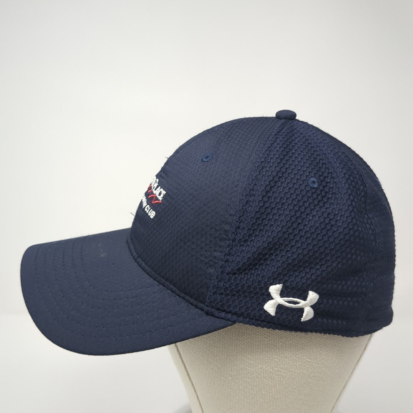 River Place Country Club Fitted Baseball Cap Blue XL Embroidered Under Armour