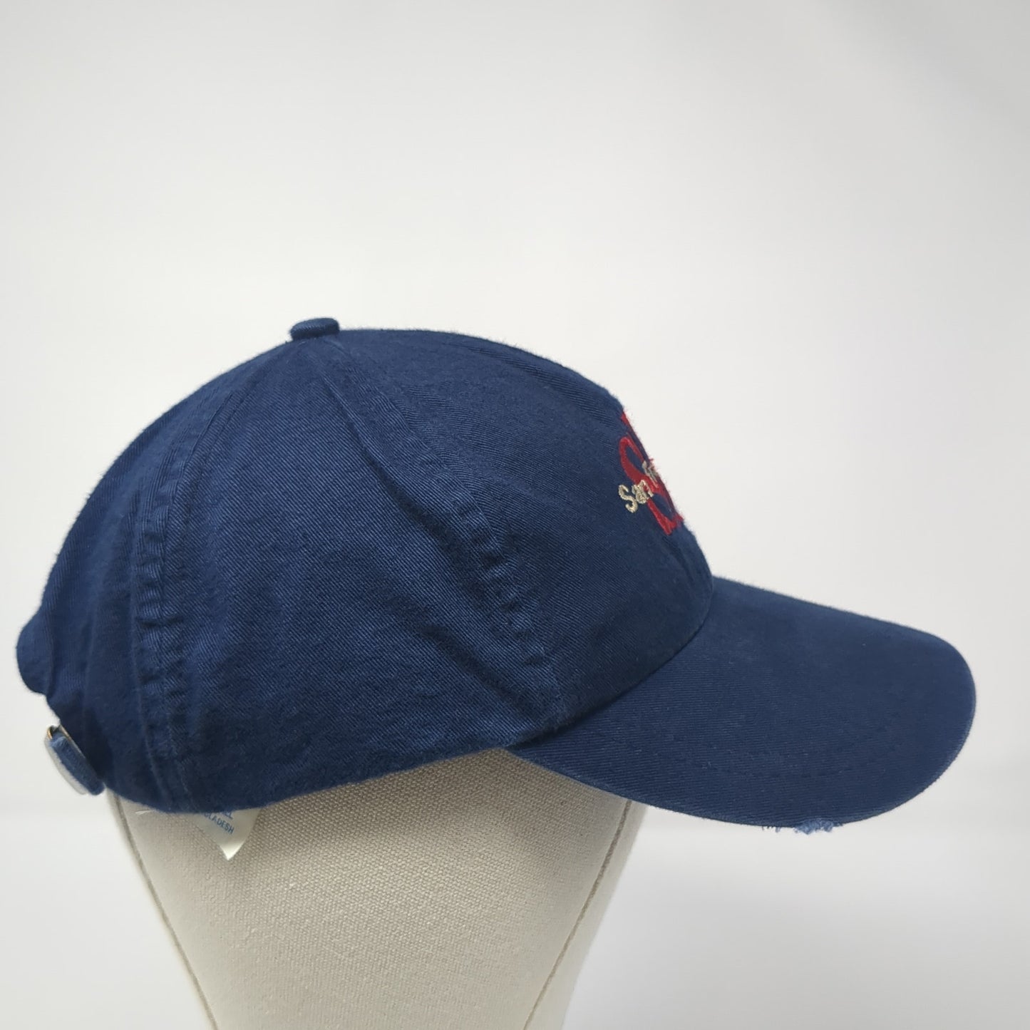 SF San Francisco Slideback Hat Blue One Size Adjustable Embroidered