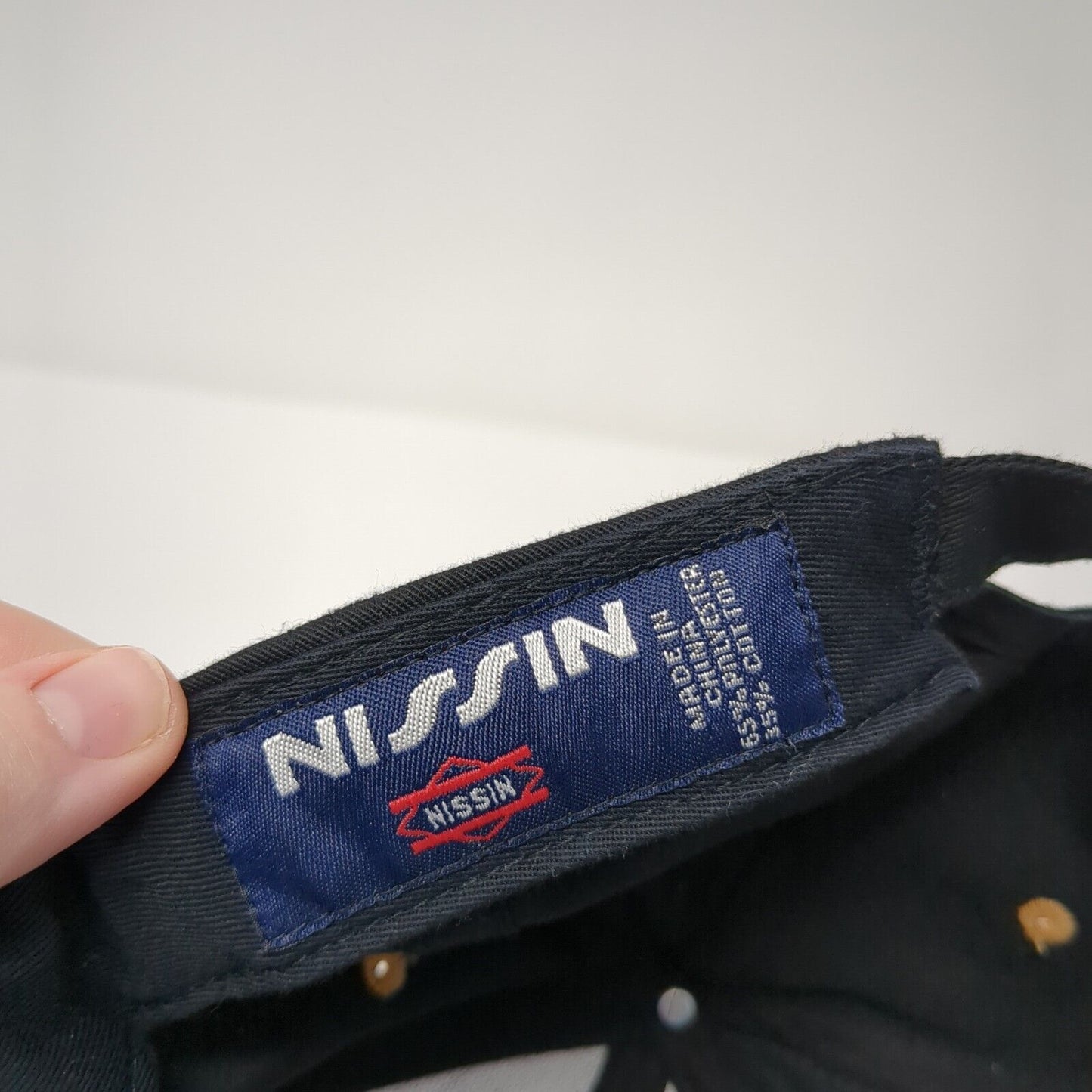 Camp Wilson BBQ Slideback Hat Black One Size Colorblock 6 Panel Nissin