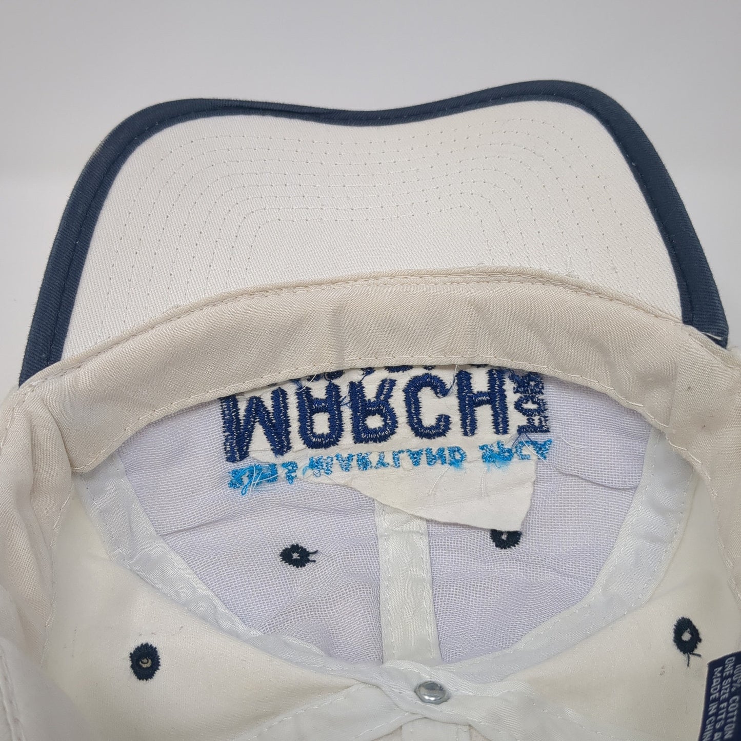 2015 Maryland SPCA March For The Animals Baseball Cap White One Size Hit Wear
