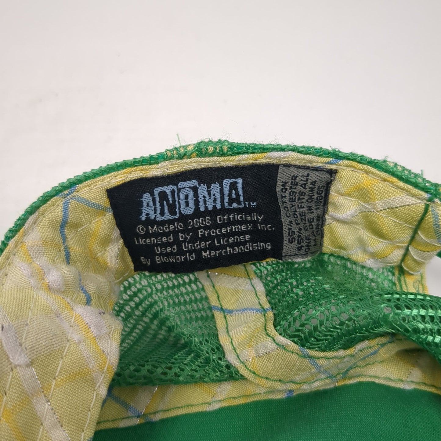 Corona Hecho En Mexico Trucker Hat Green One Size Adjustable Mesh Back Anoma