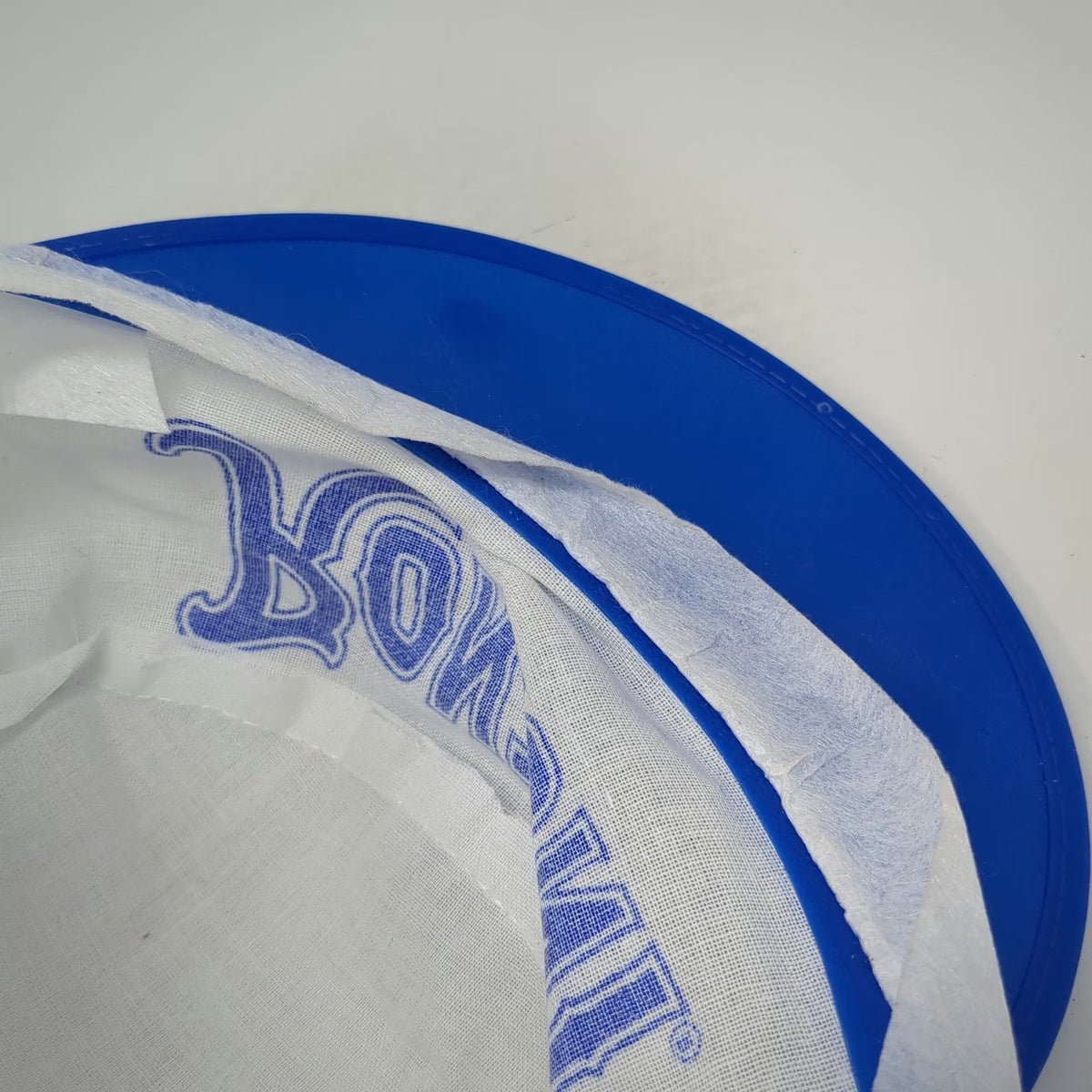 Ronzoni Army Cap White Blue One Size 1992 New York City Marathon Pasta Hat